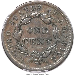 image for: 1839/6 1C VF30 PCGS. N-1, High R.3....