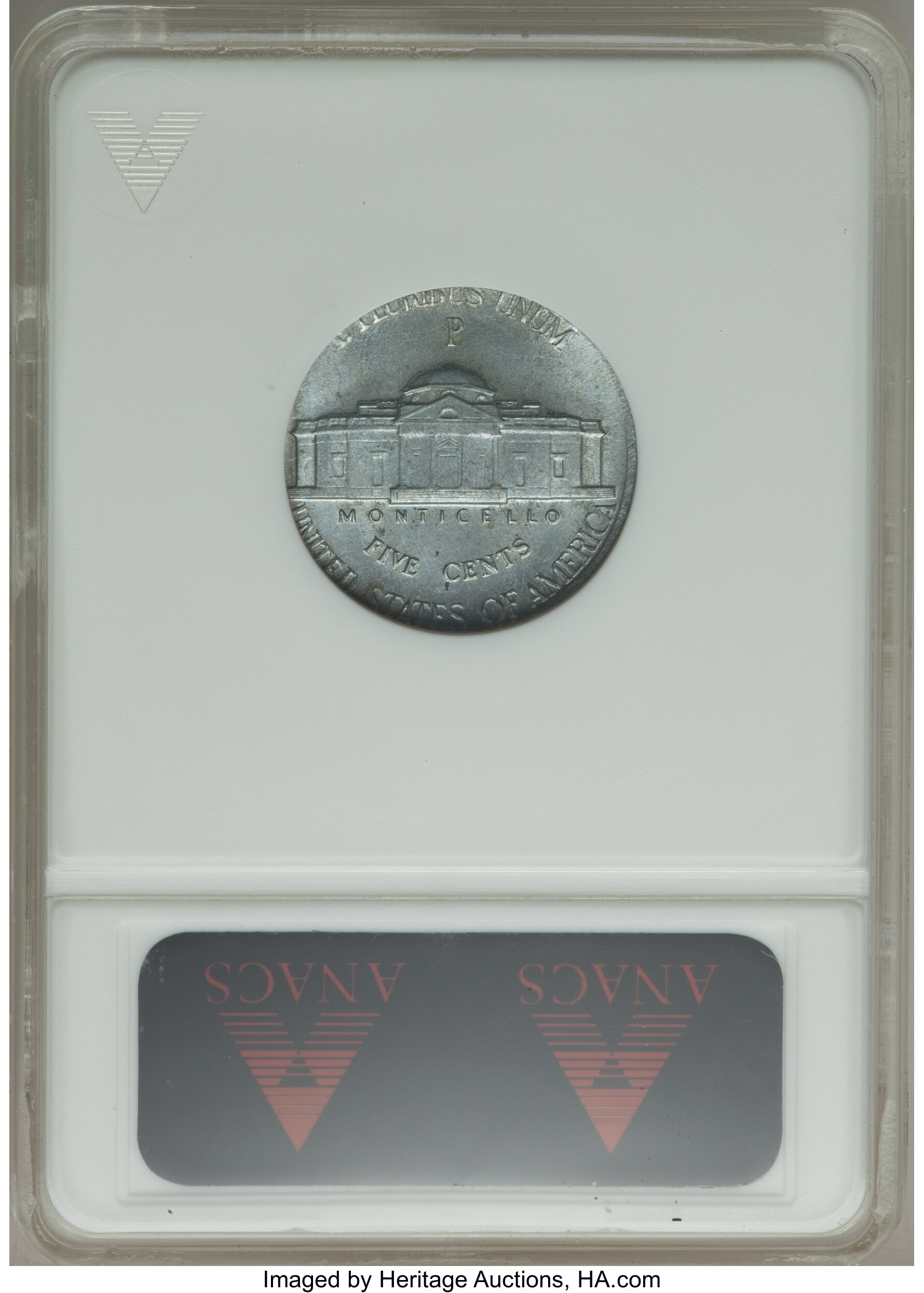 1943-P 5c Silver MS60 CAC thumbnail 6
