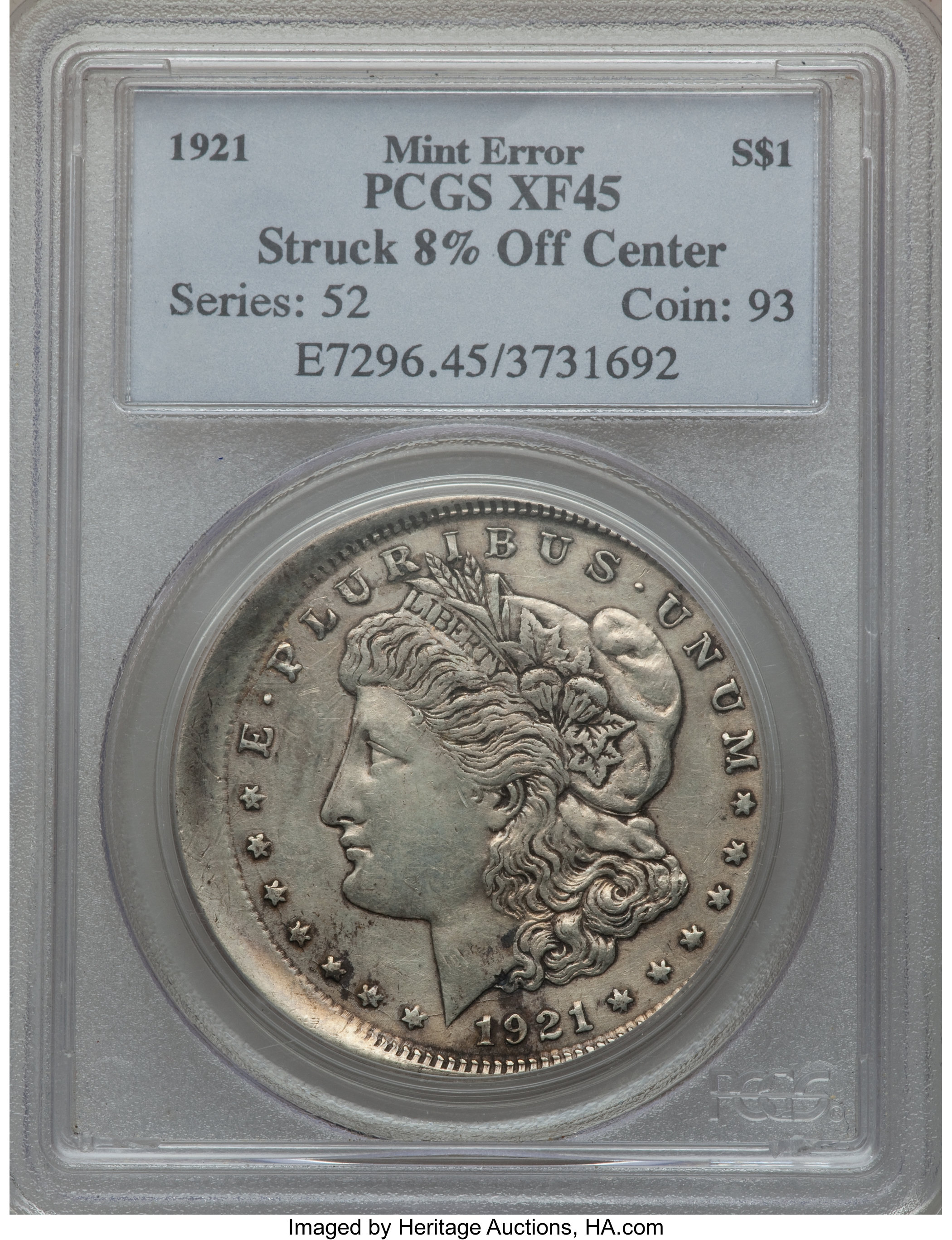 1921 $1  Morgan AG3 CAC thumbnail 14