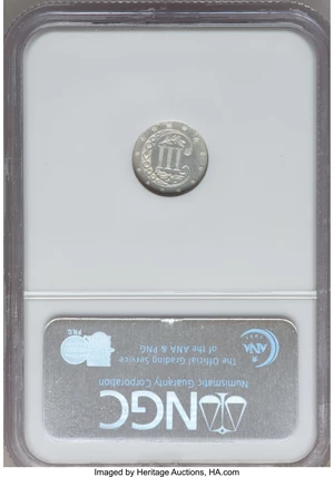 image for: 1869 3CS MS67 NGC. Breen-2959....