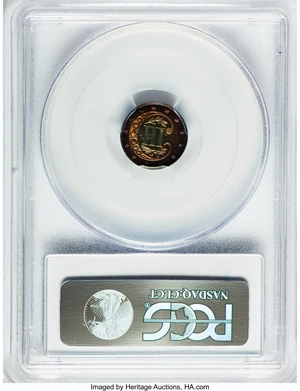 image for: 1869/8 3CS PR66 Cameo PCGS. CAC....