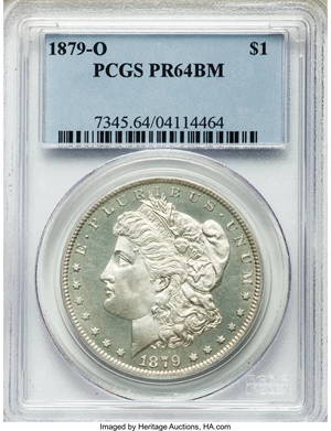 image for: 1879-O $1 PR64BM PCGS....