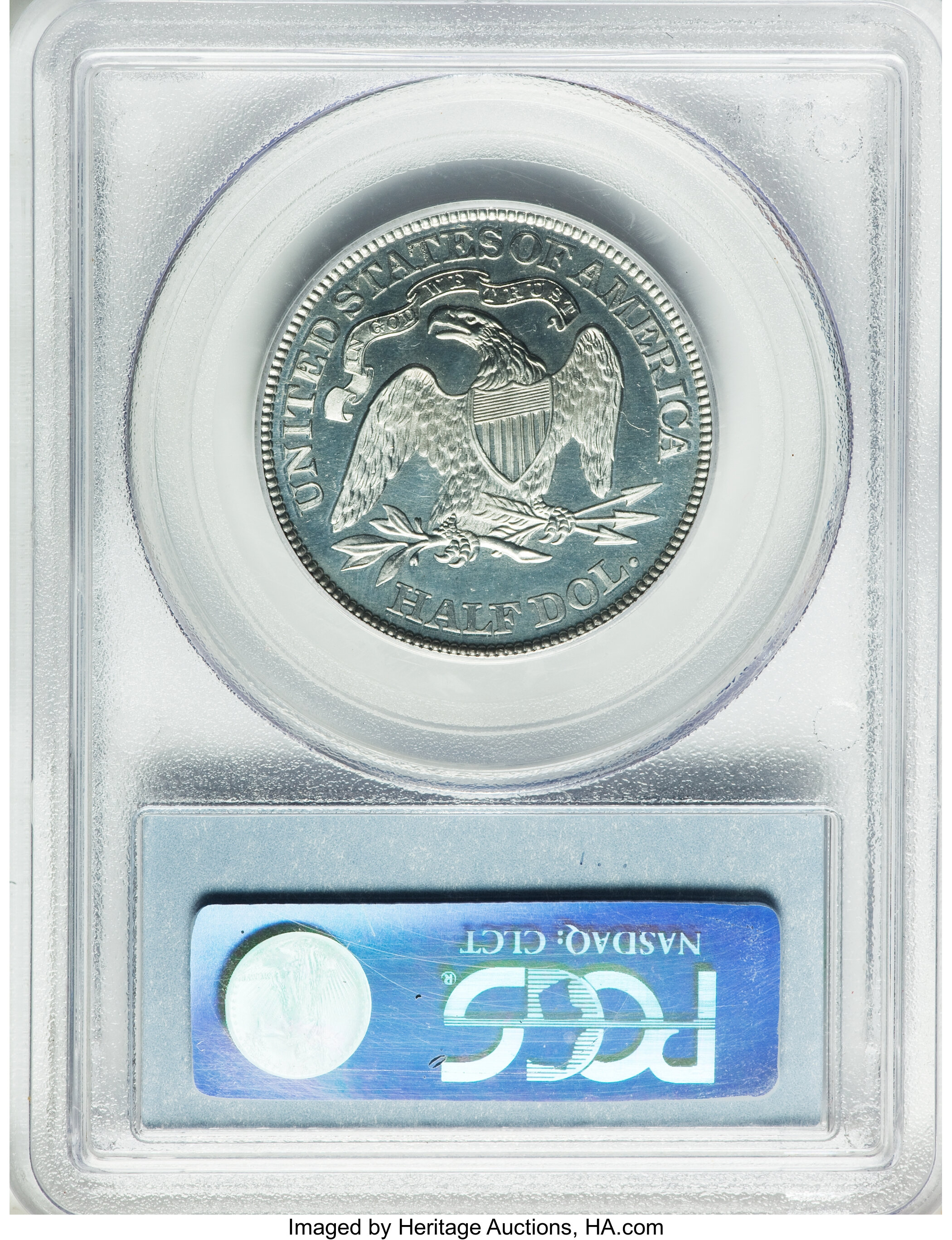 image for: 1870 50C Half Dollar, Judd-938, Pollock-1045, High R.7, PR65 Cameo PCGS. CAC....