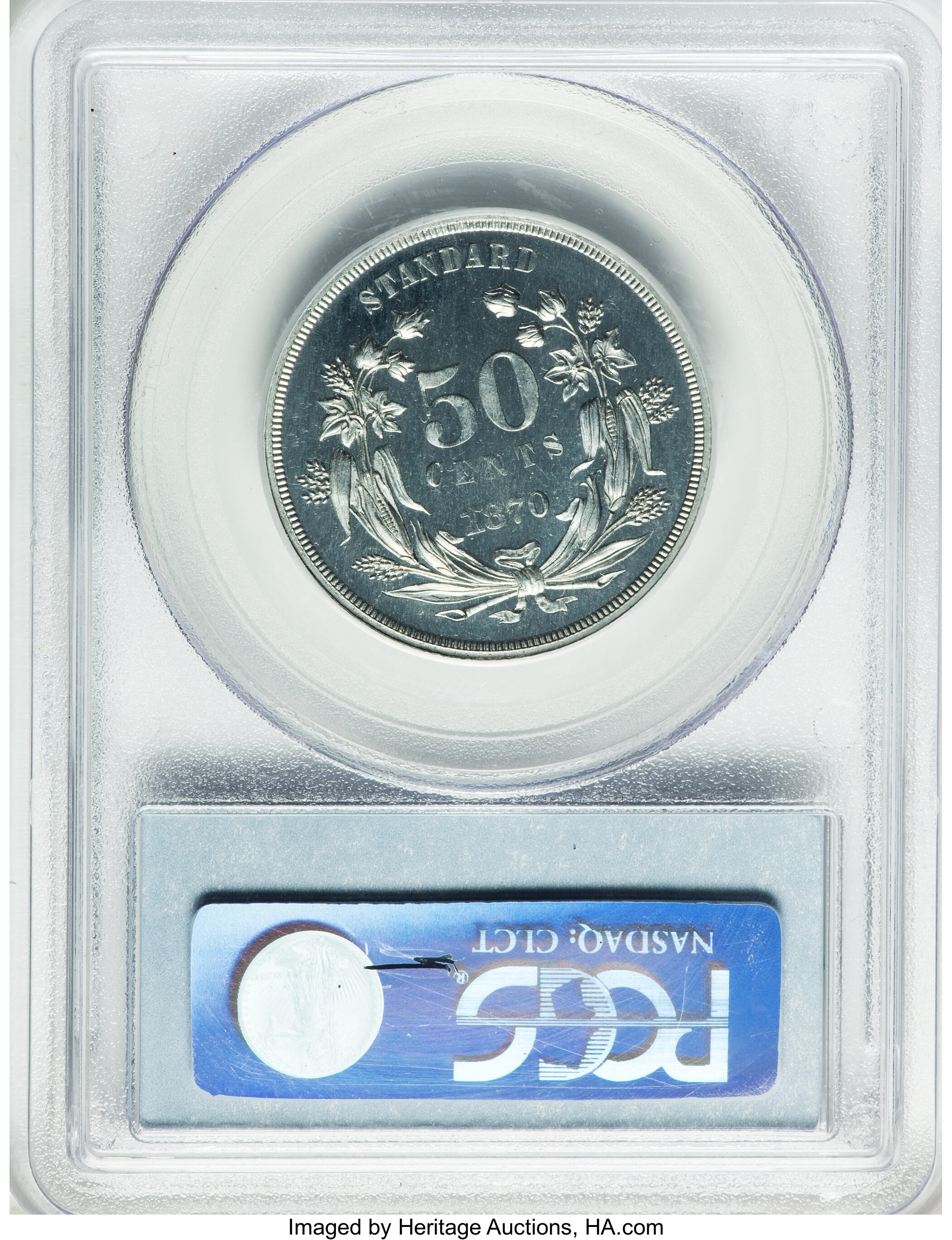 image for: 1870 P50C Judd-956, Pollock-1100, High R.7, PR66 Cameo PCGS. CAC....