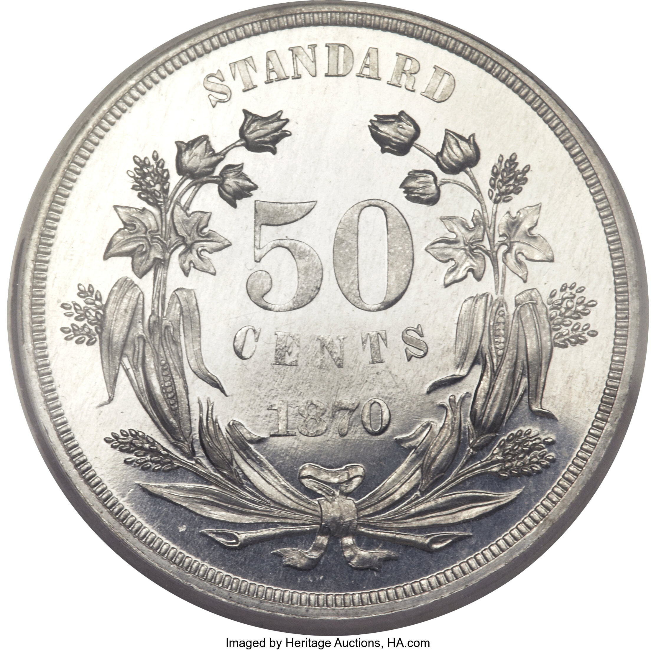 image for: 1870 P50C Judd-956, Pollock-1100, High R.7, PR66 Cameo PCGS. CAC....