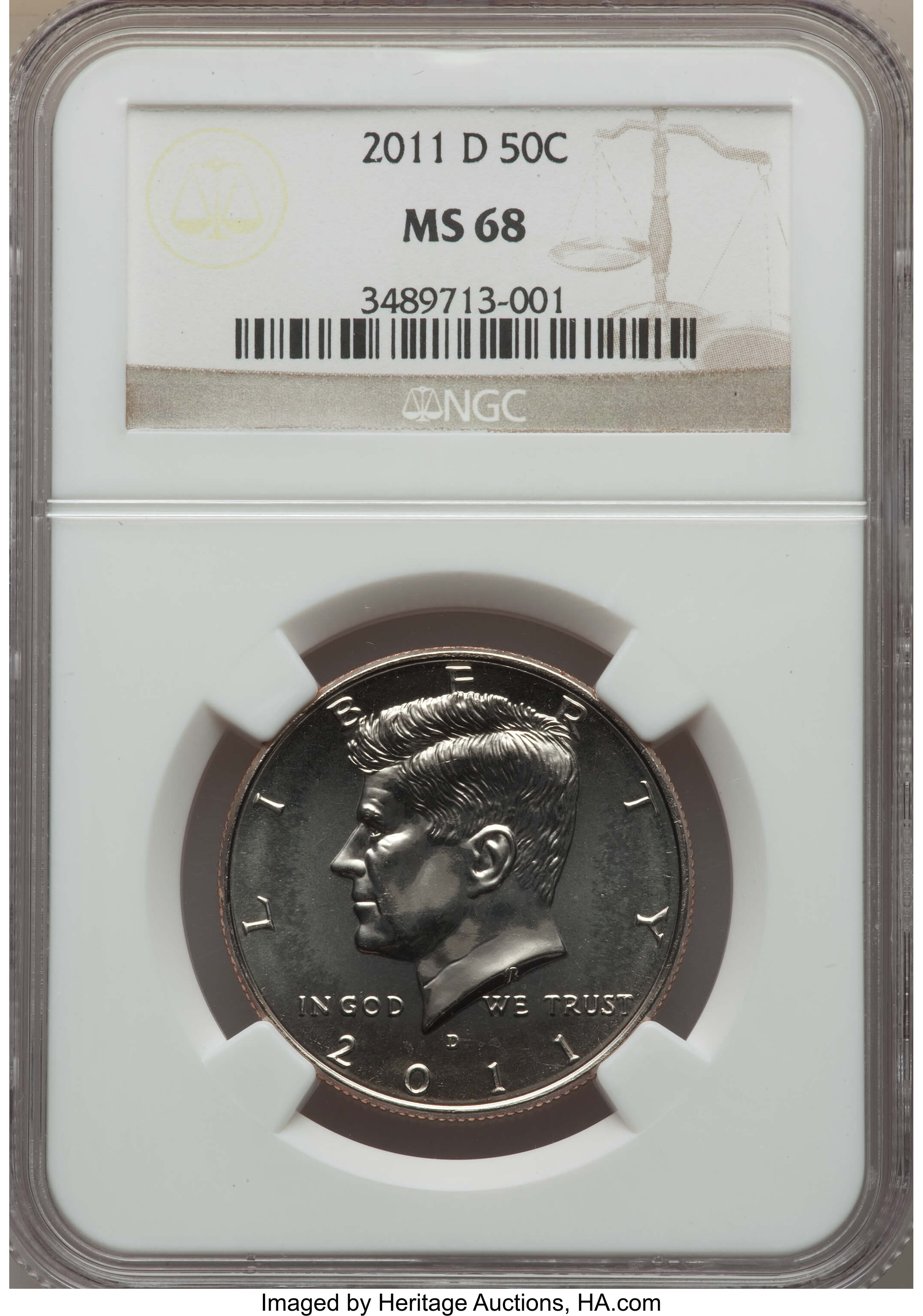 image for: 2011-D 50C MS68 NGC. NGC Census: (0/0). PCGS Population: (13/0). CDN: $350 Whsle. Bid for NGC/PCGS MS68. ...