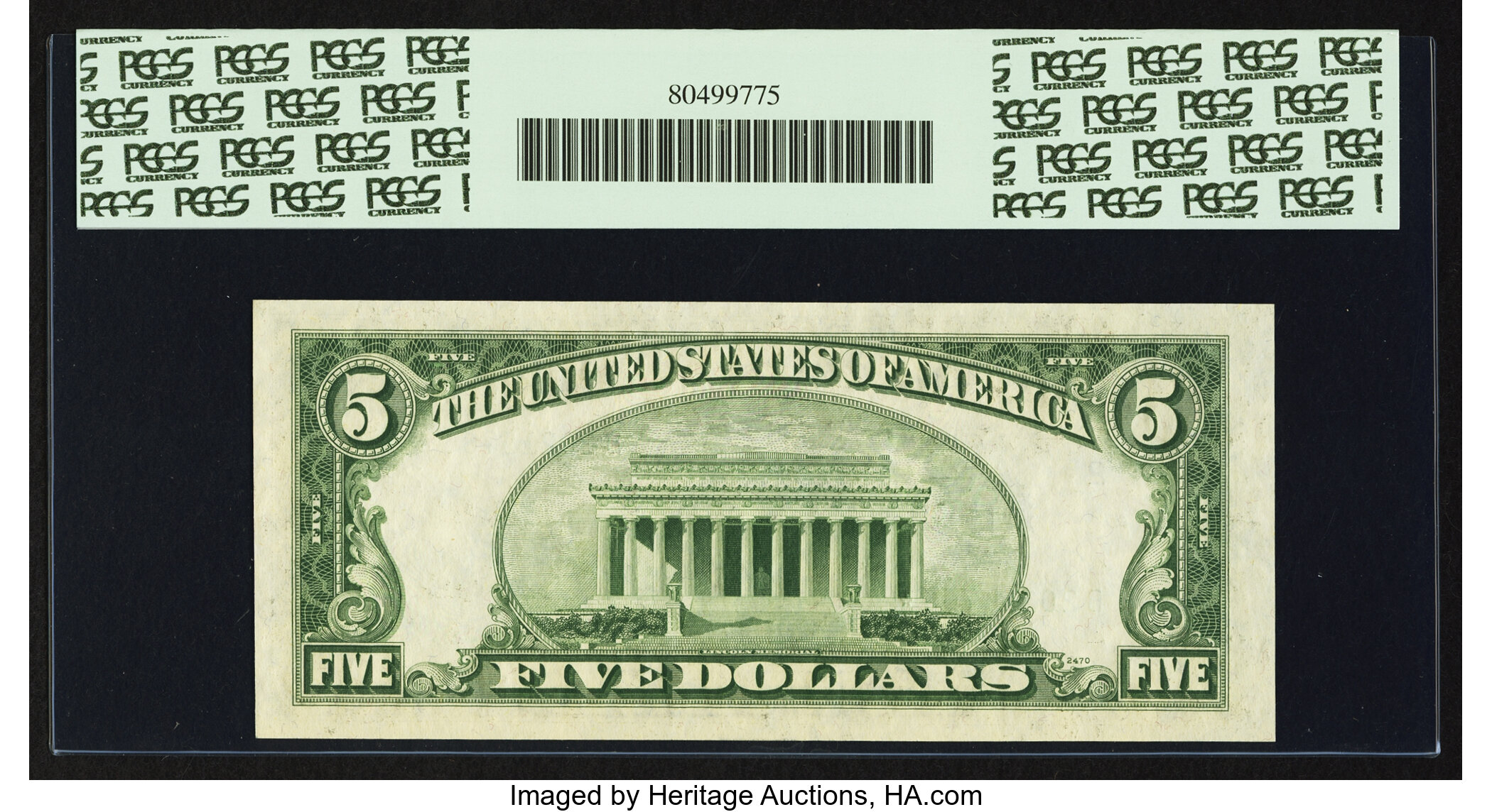 image for: Fr. 1965-B* $5 1950D Federal Reserve Star Note. PCGS Very Choice New 64PPQ....