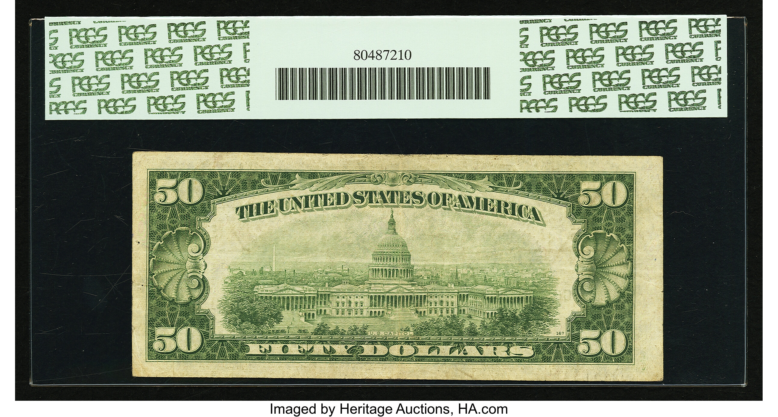 image for: Fr. 2109-E* $50 1950B Federal Reserve Star Note. PCGS Very Fine 25....