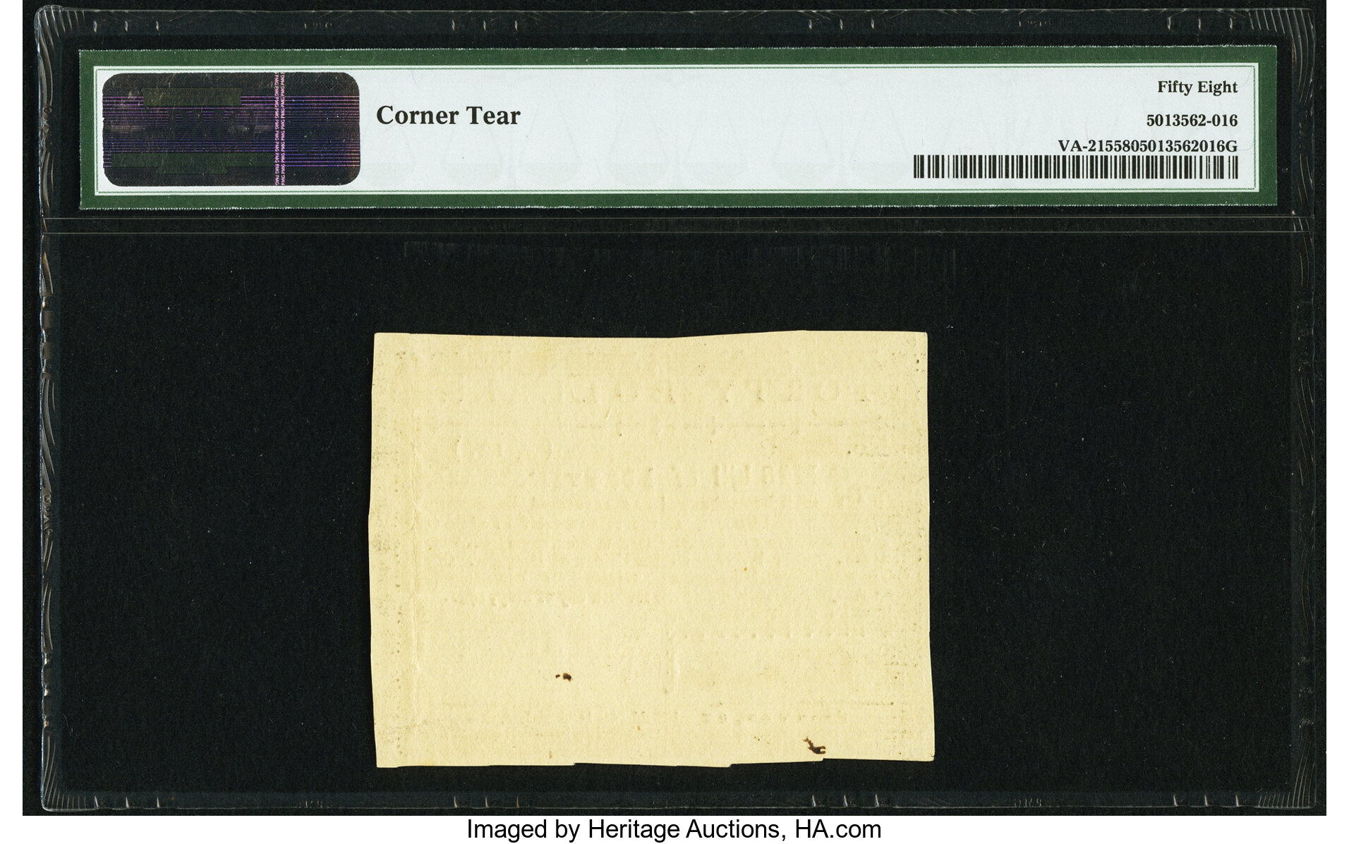 image for: Virginia May 7, 1781 $40 PMG Choice About Unc 58....