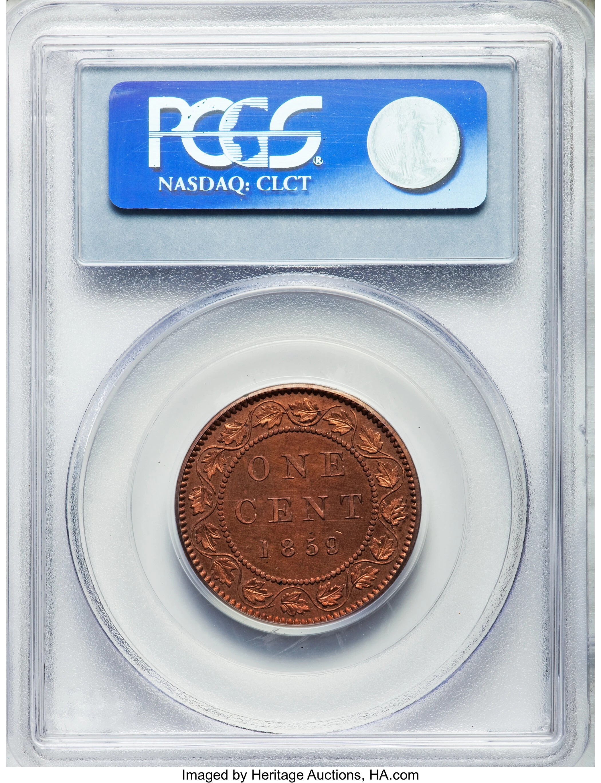 Coins and Canada - 1 cent 1858 - Proof, Proof-like, Specimen