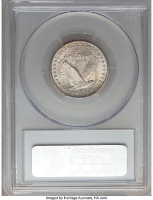 image for: 1916 25C MS66 PCGS. CAC....