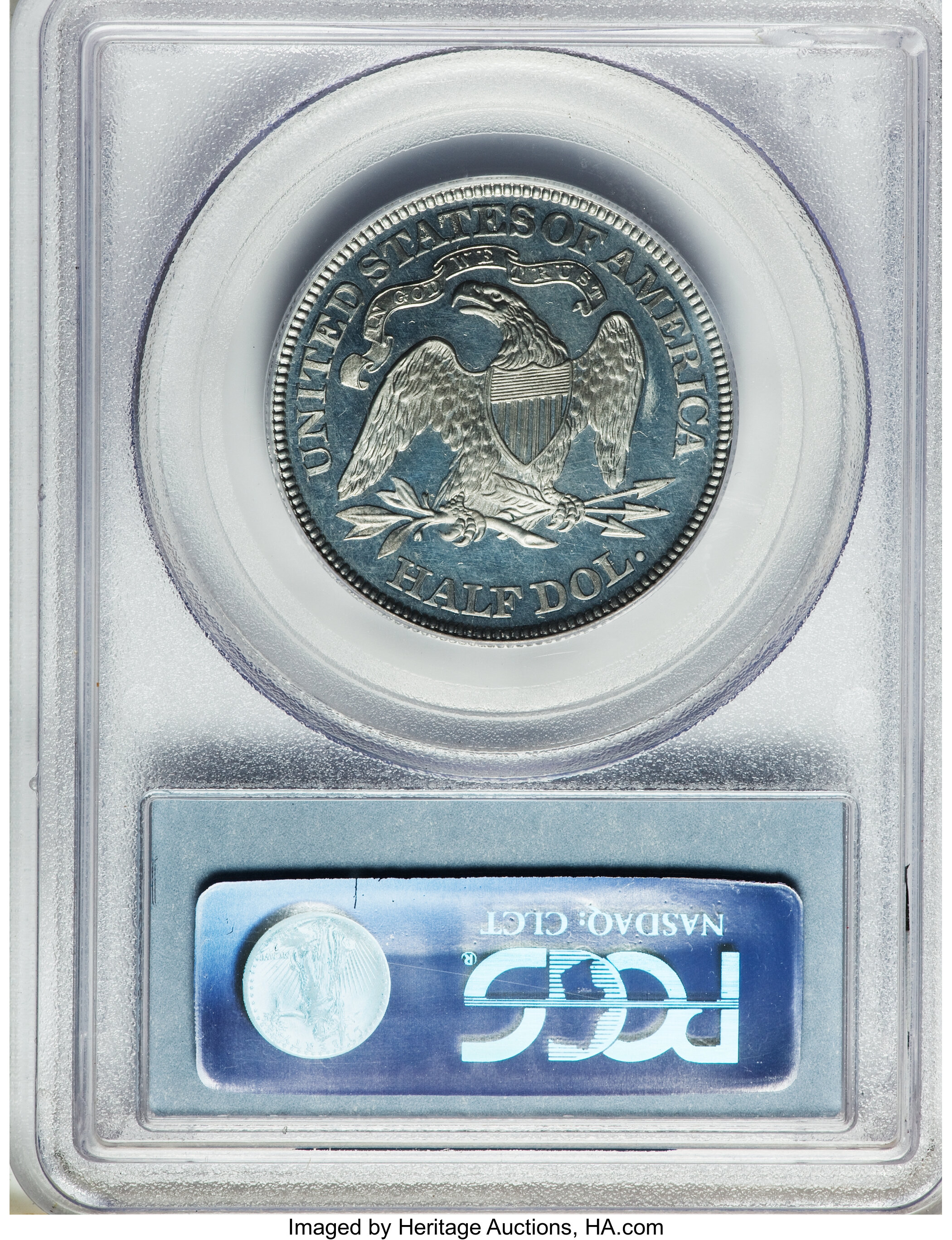 image for: 1870 50C Half Dollar, Judd-937, Pollock-1044, High R.7, PR65 Cameo PCGS. CAC....