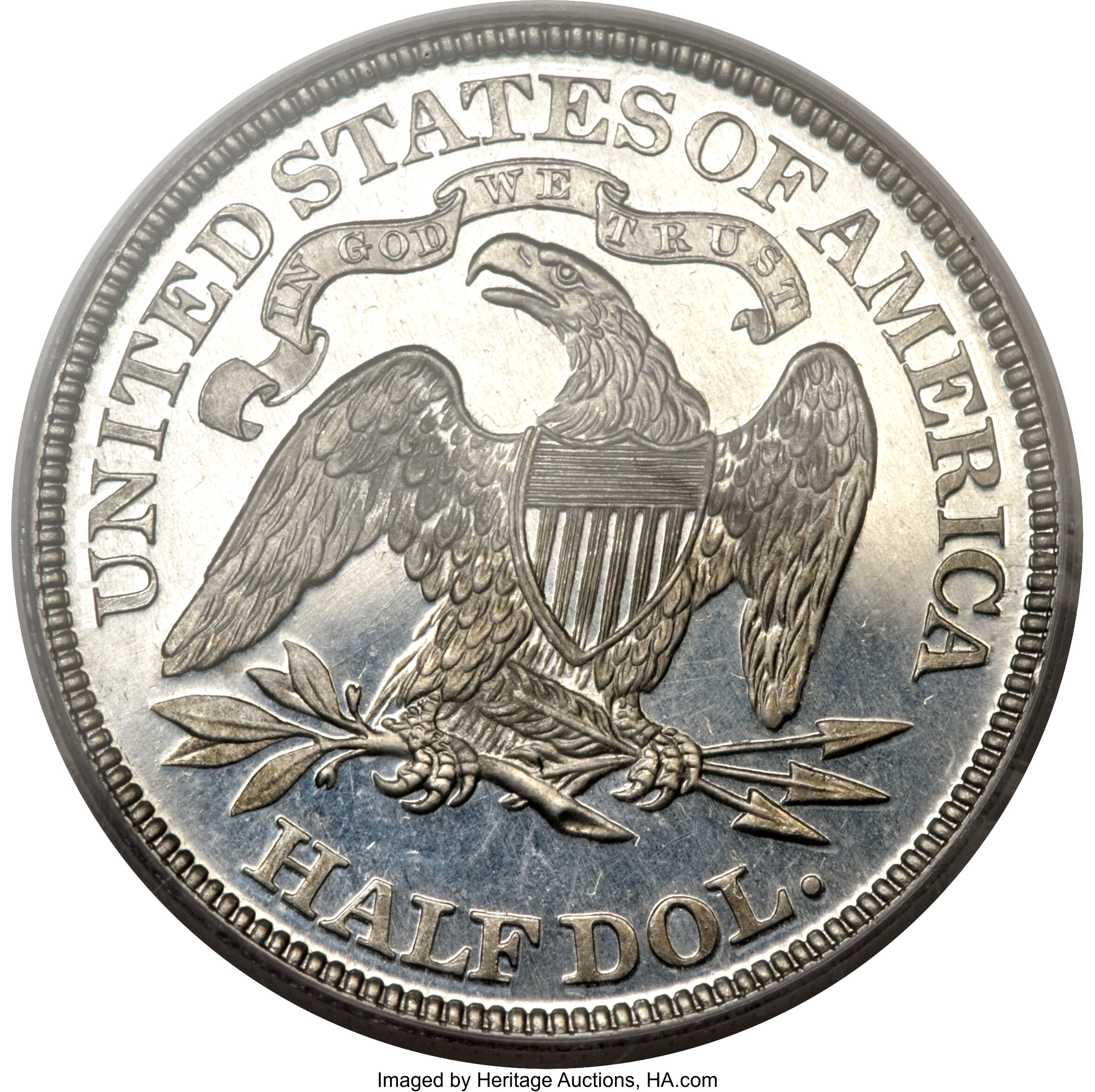 image for: 1870 50C Half Dollar, Judd-937, Pollock-1044, High R.7, PR65 Cameo PCGS. CAC....