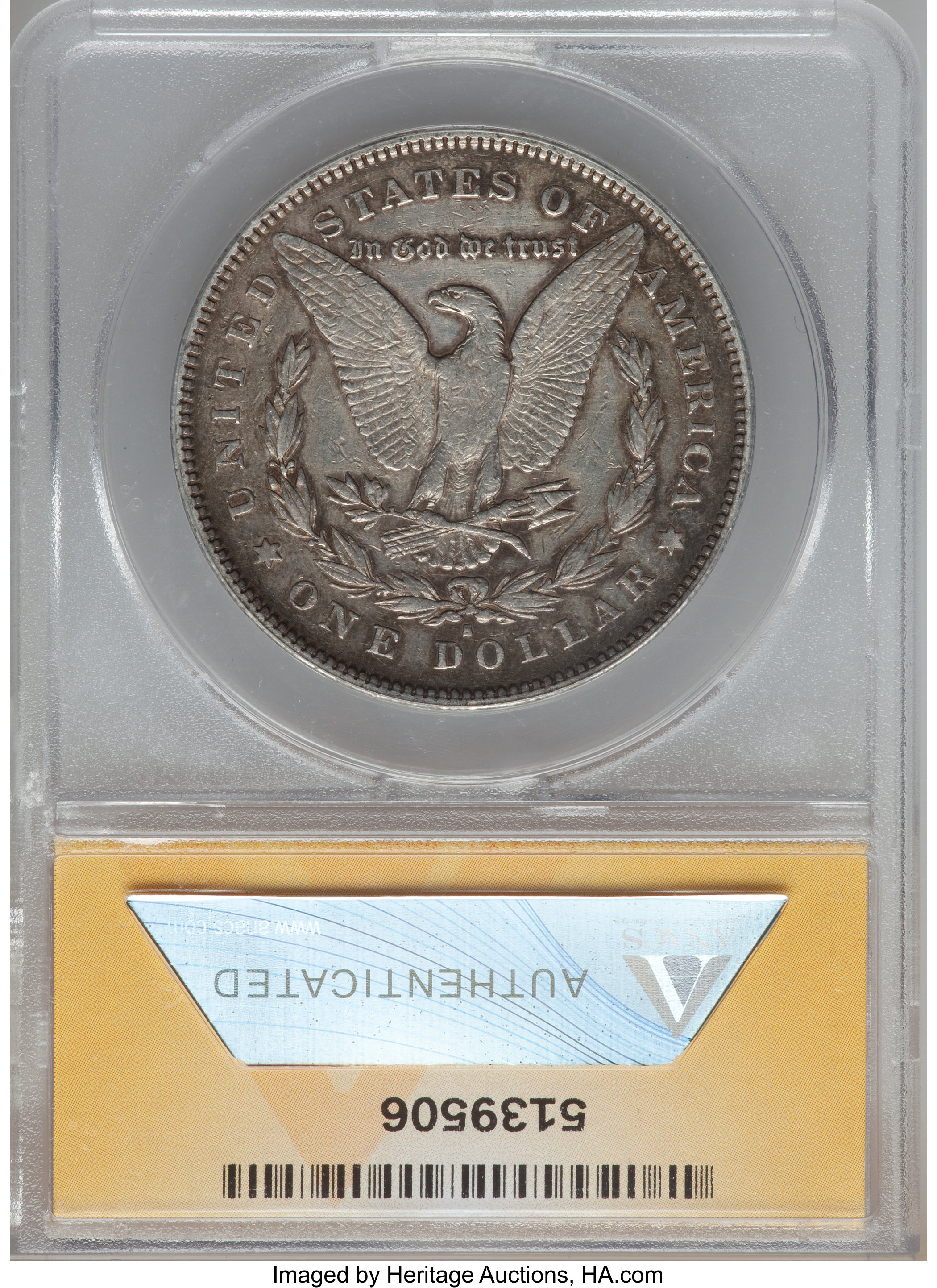 1878-S $1  Long Nock, VAM-62 XF40 CAC thumbnail 4