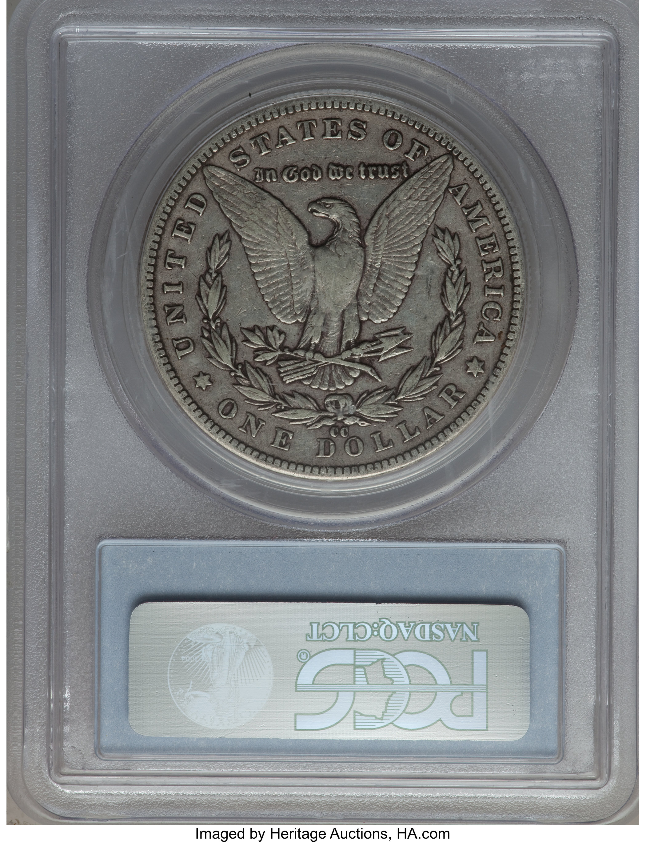 1885-CC $1  Doubled Dash, VAM-4 VF25 CAC thumbnail 6