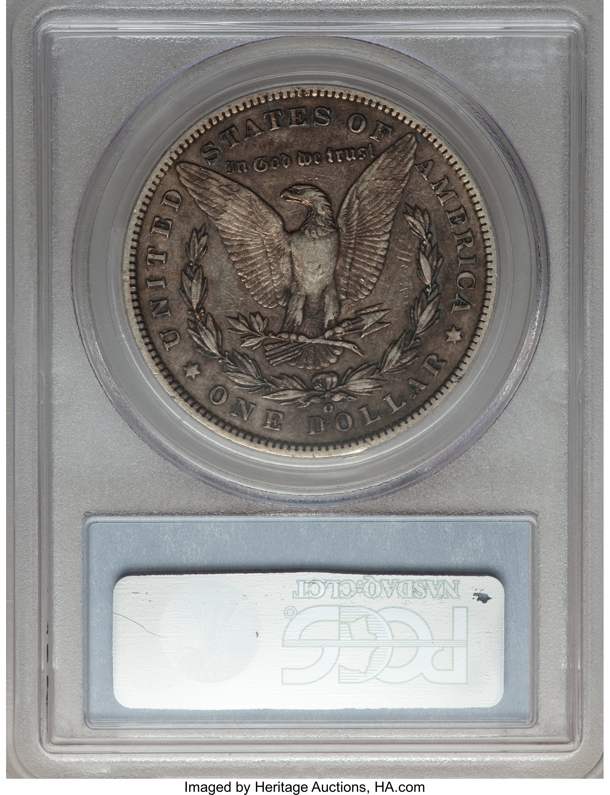 1886-O $1  Clashed Reverse BER, VAM-1A1 VF30 thumbnail 3