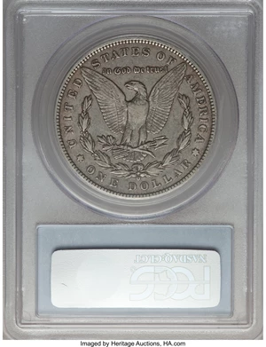 image for: 1888-O $1 Vam-6, Oval O XF45 PCGS. Top-100. PCGS Population (9/28). NGC Census: (0/0).From The Parcfeld Collection....