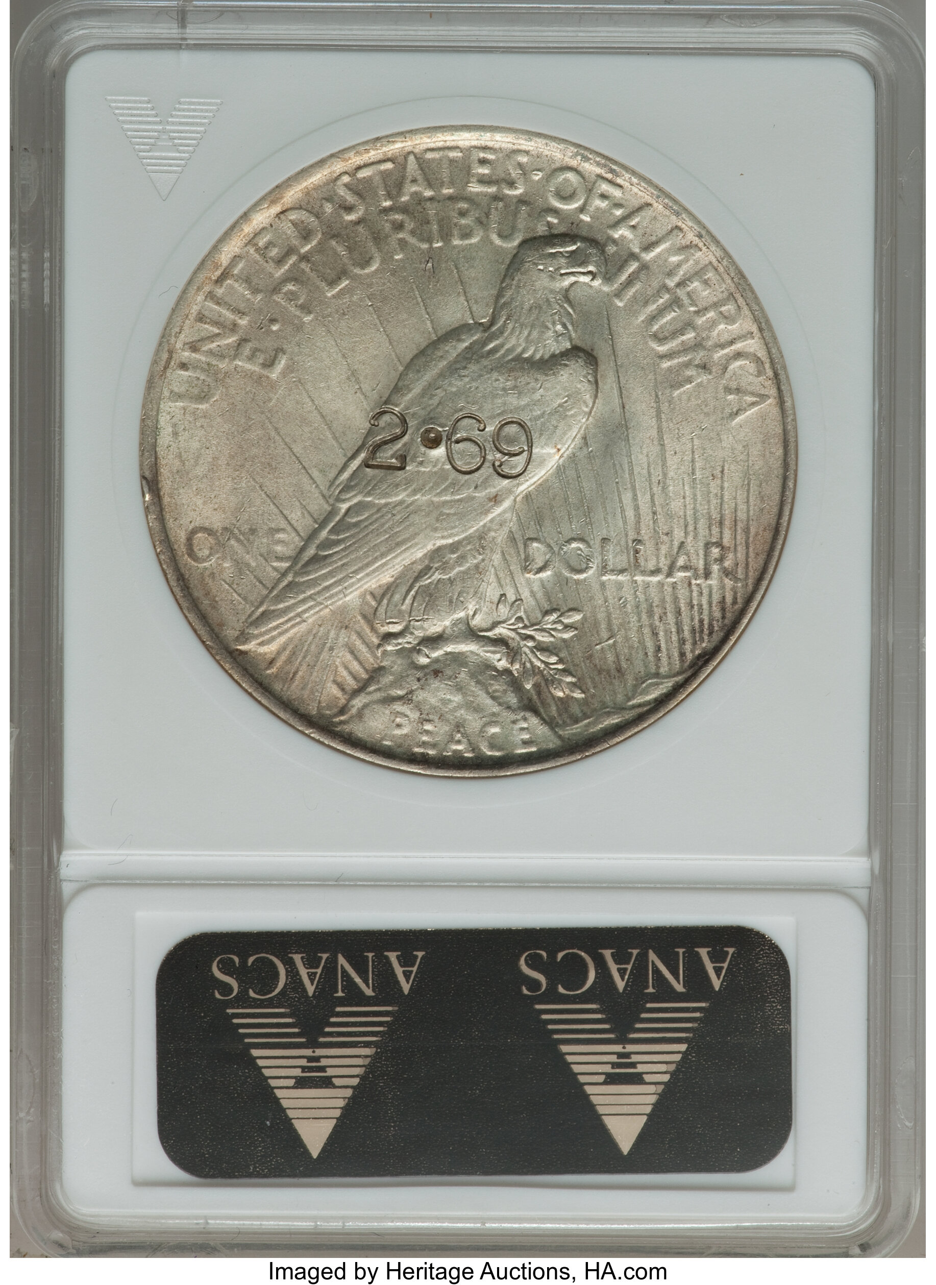 1923 $1 F15 CAC thumbnail 2
