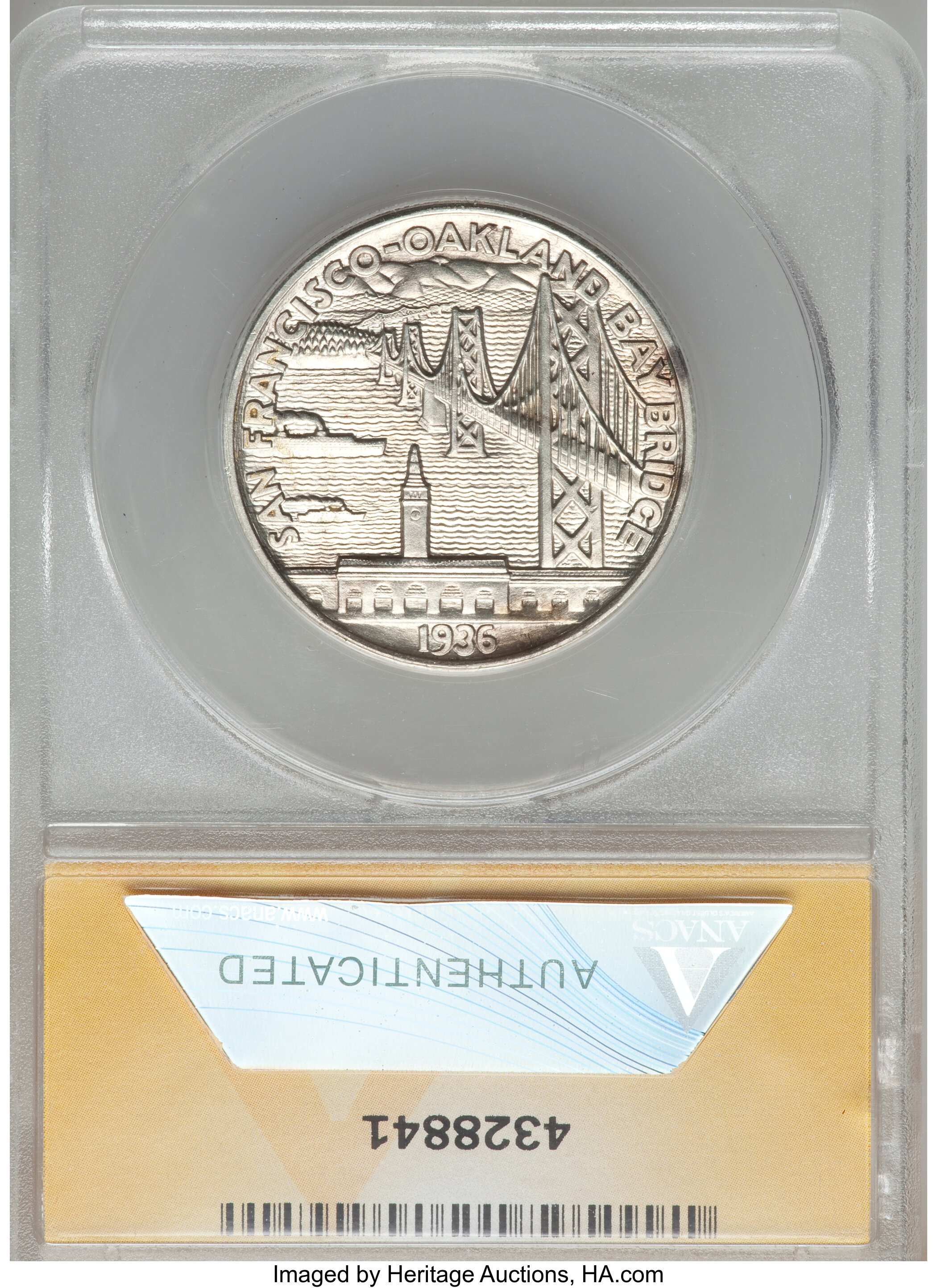 1936-S 50c Bay Bridge XF40 thumbnail 12