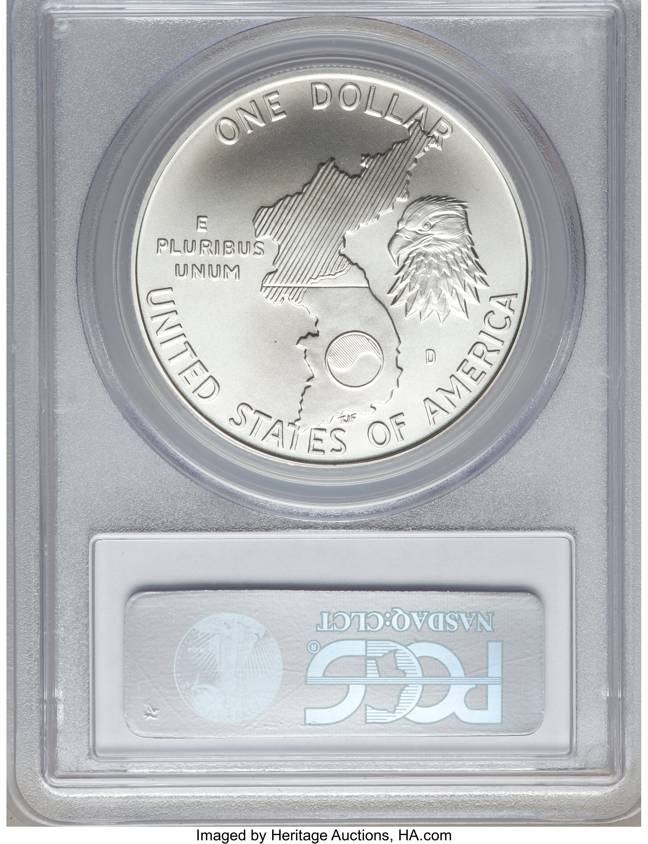 1991-D S$1 Korean War Memorial MS69 thumbnail 22