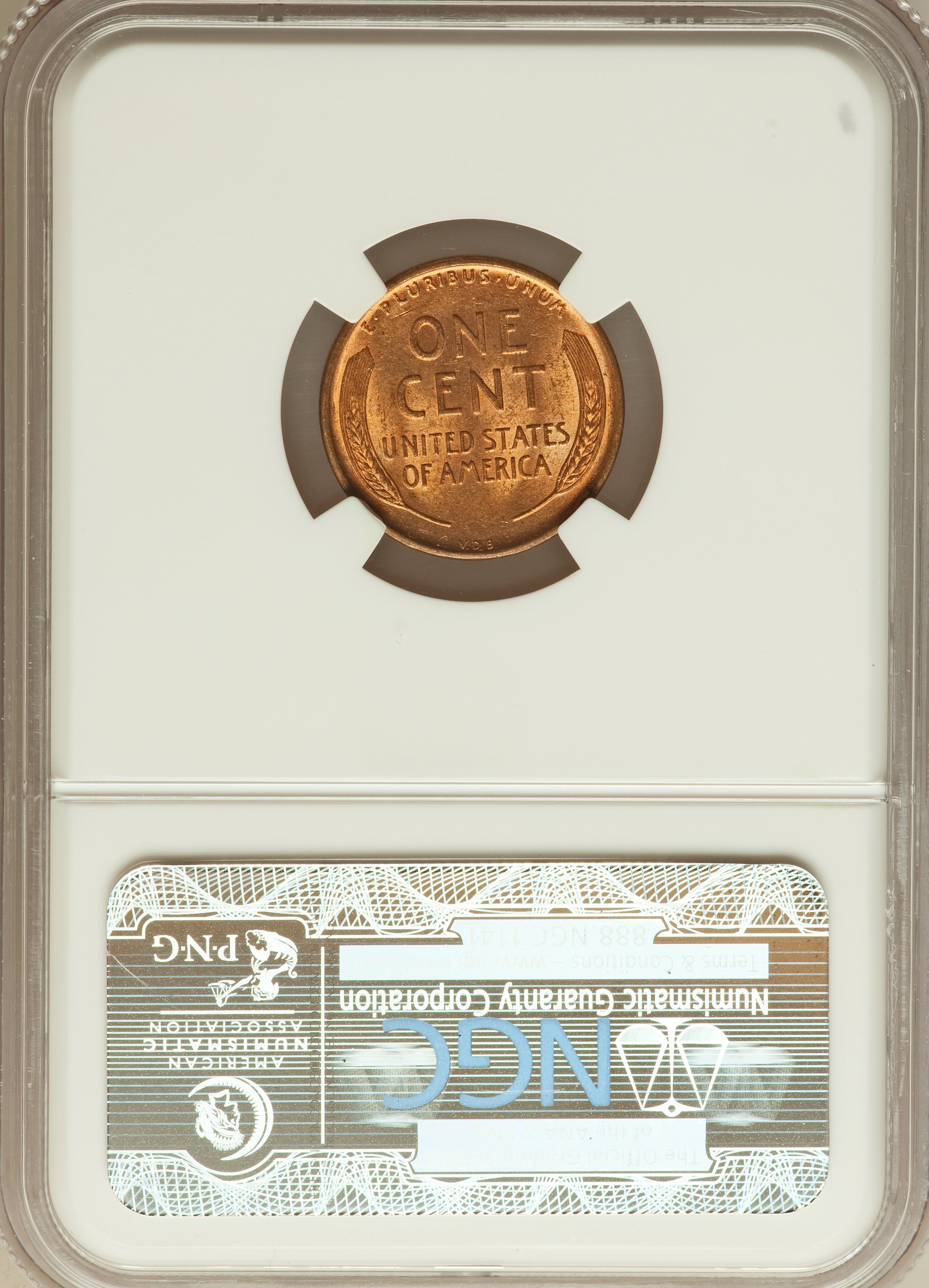 1909 VDB 1c MS RB MS62 RB CAC thumbnail 8