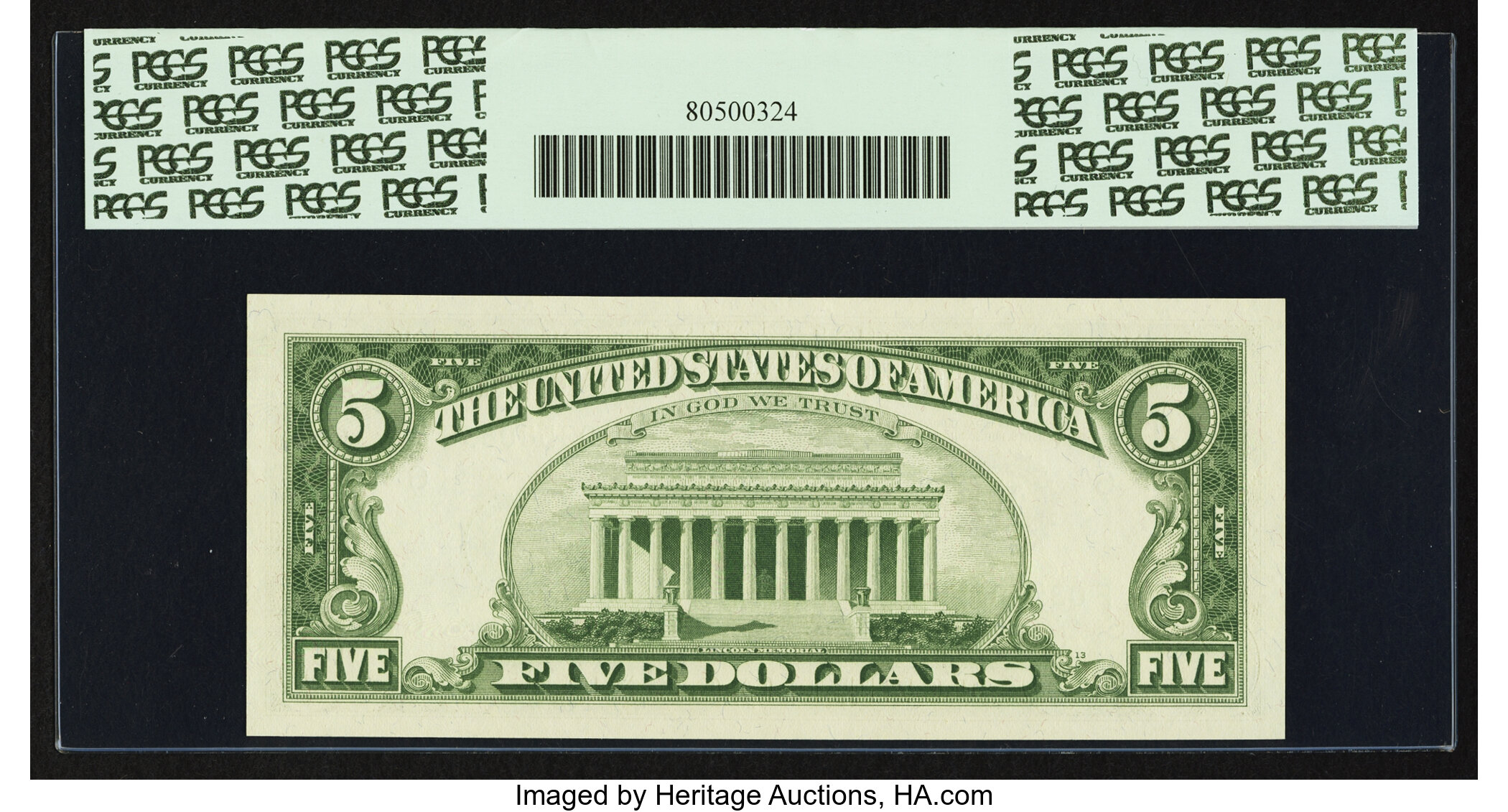 image for: Fr. 1968-F* $5 1963A Federal Reserve Note. PCGS Superb Gem New 67PPQ....