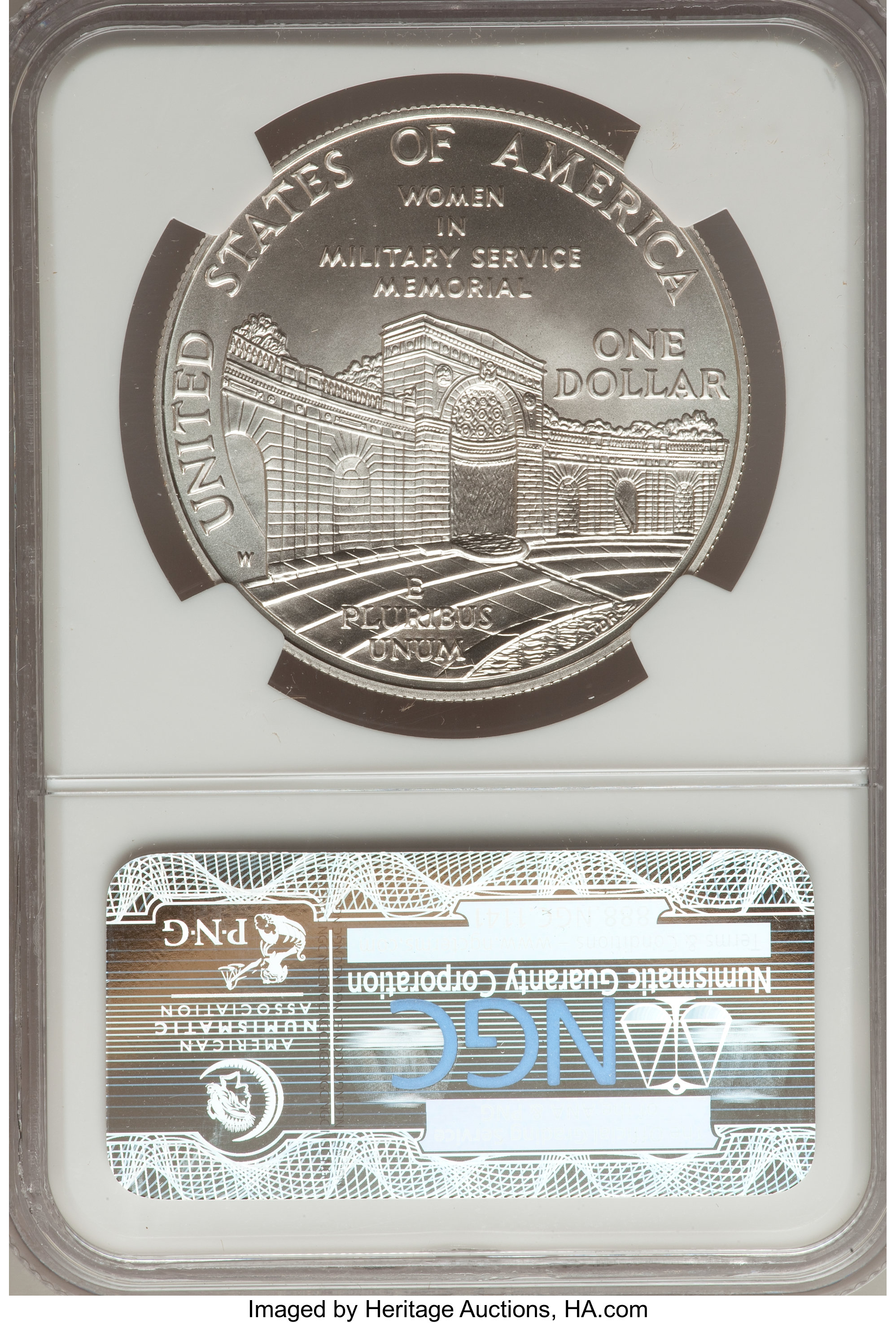 1994-W S$1 Women in Military Service Memorial MS64 thumbnail 18