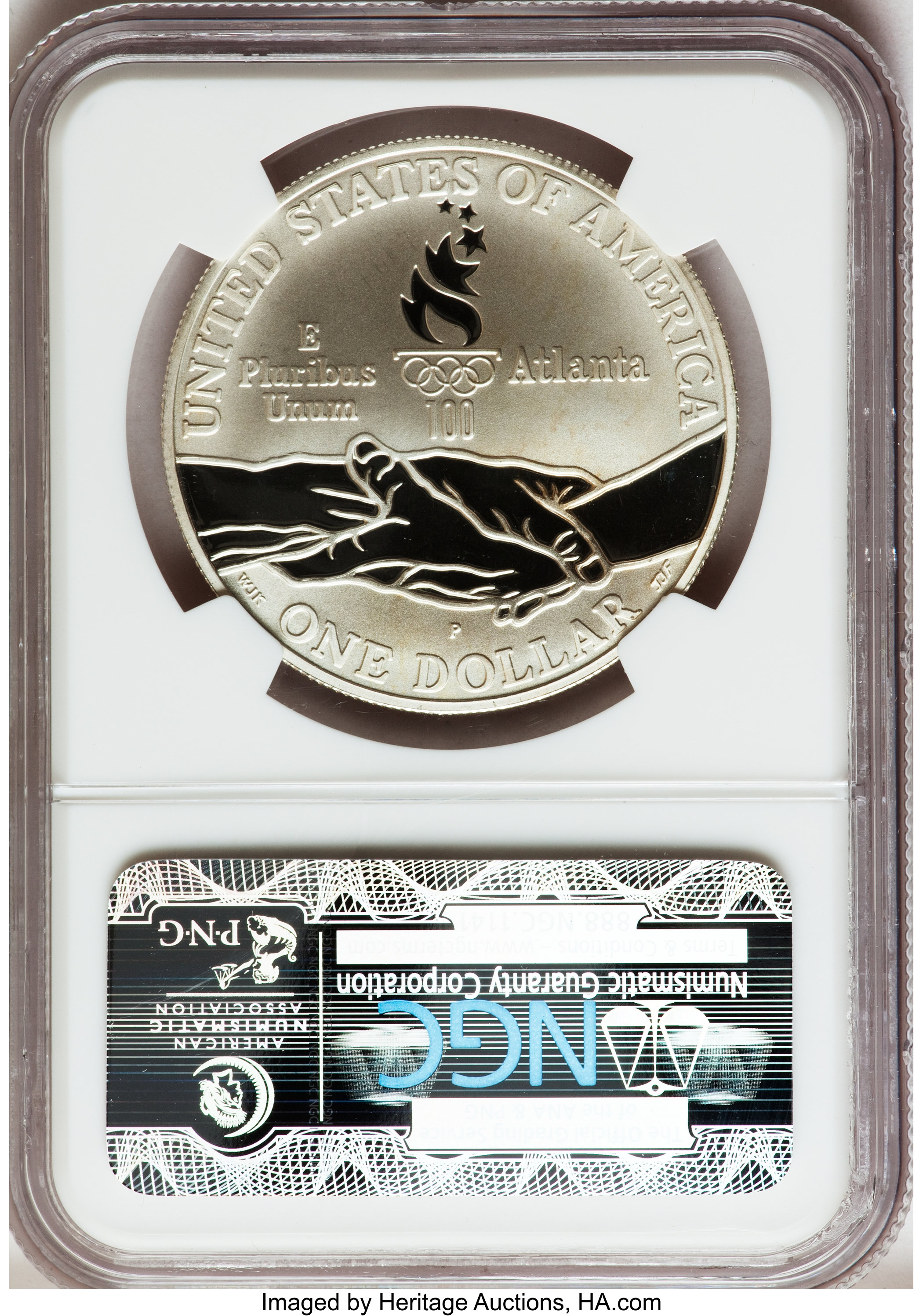 1995-P S$1 Atlanta Olympics Cycling PR DCAM PR69 DCAM thumbnail 12