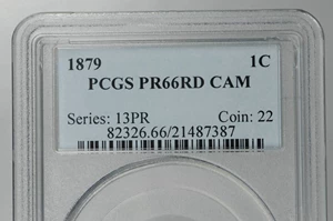 image for: 1879 Indian Cent. Proof-66 RD Cameo (PCGS).