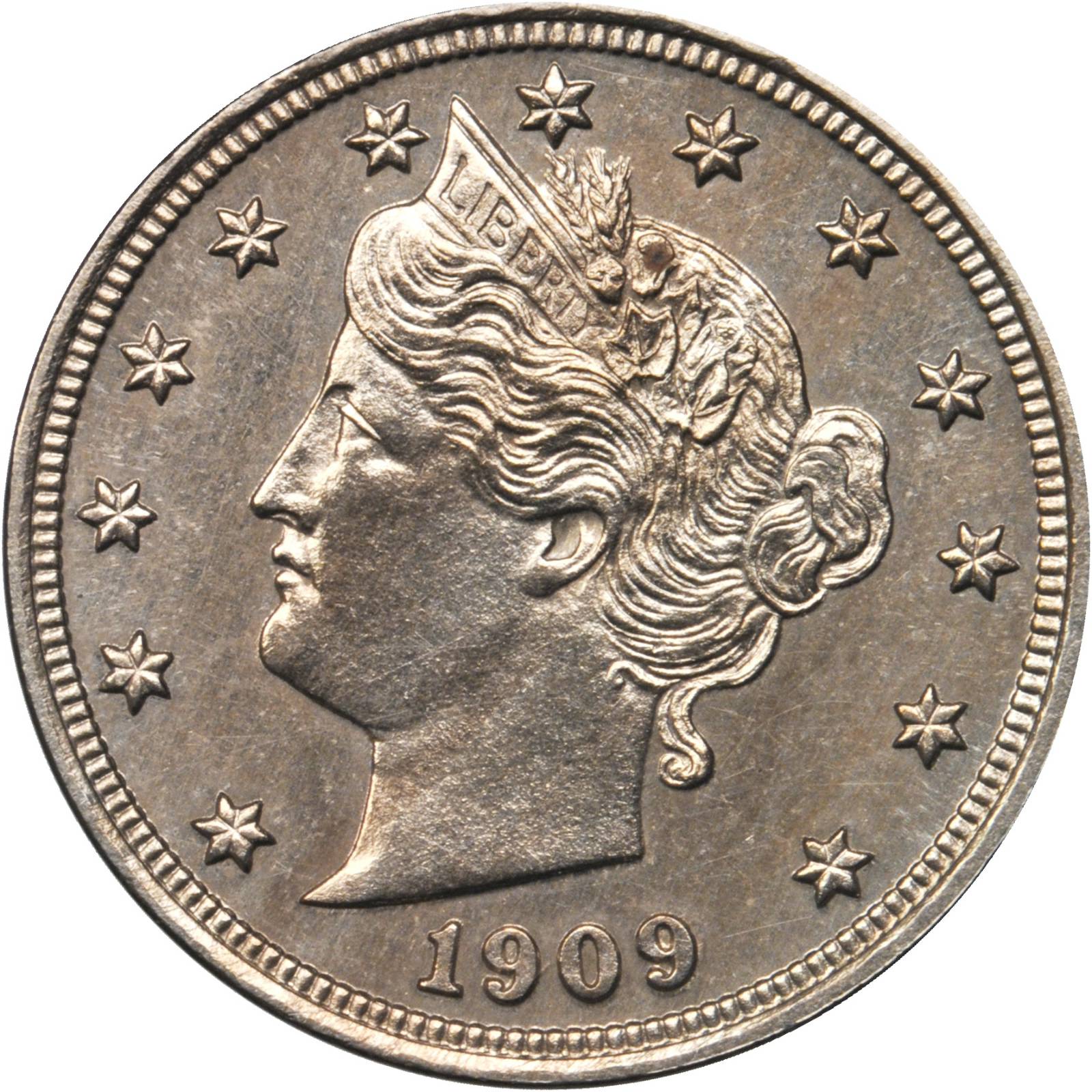 1909 Liberty Nickel. Proof. Unc Details--Cleaning (PCGS).