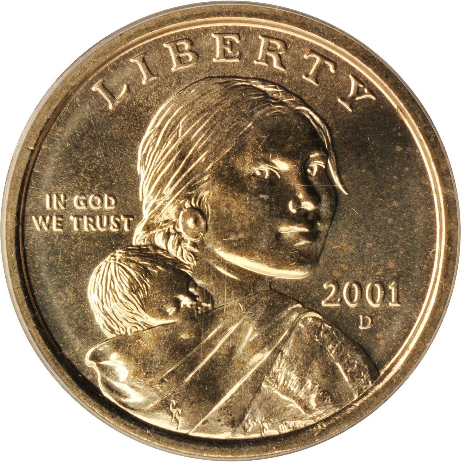 2001 D One Dollar Sacagawea Business Strike Greysheet Coin