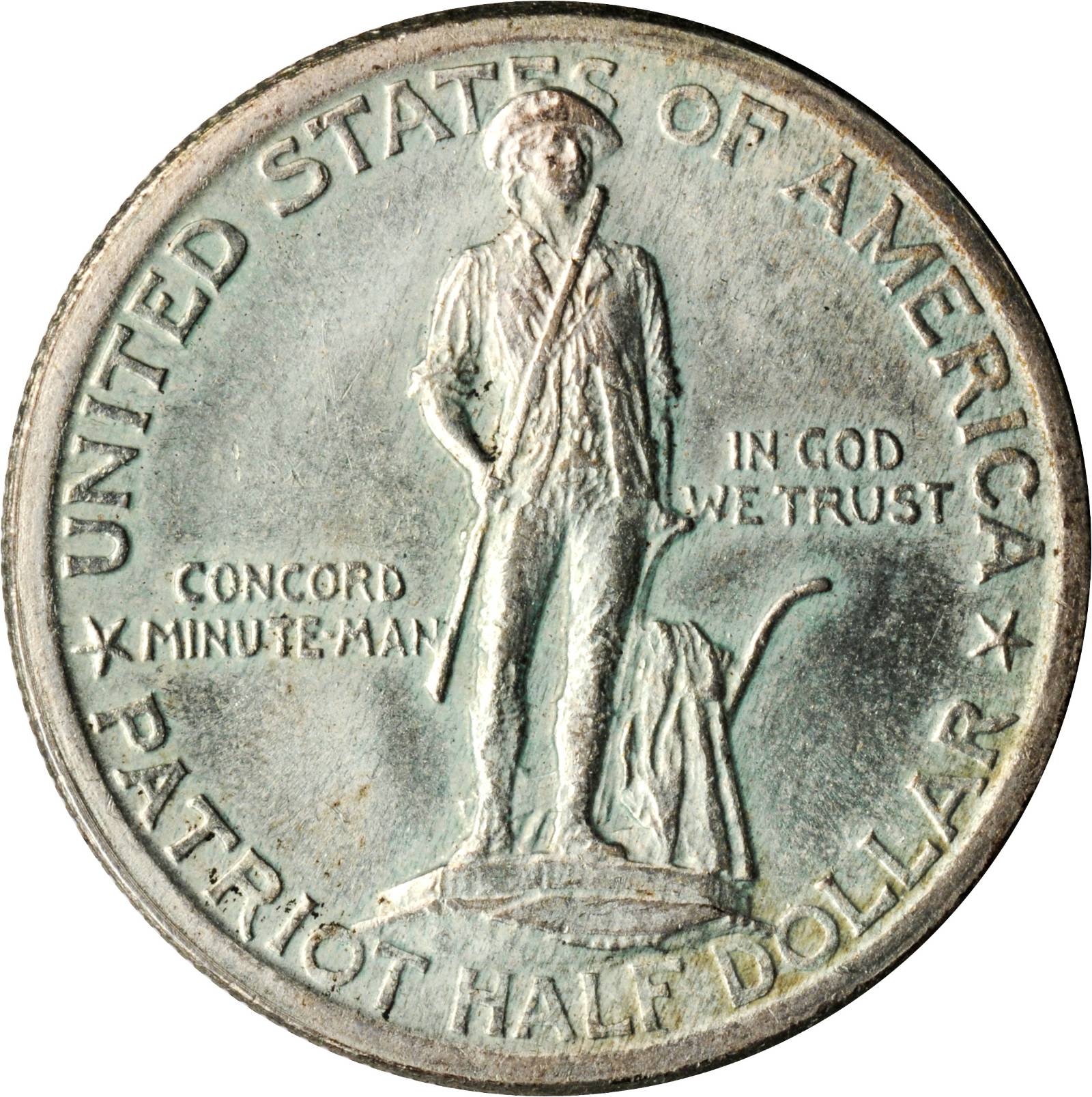 1925 Lexington-Concord Sesquicentennial. MS-60 (Uncertified), with Original Pine Wood Box.