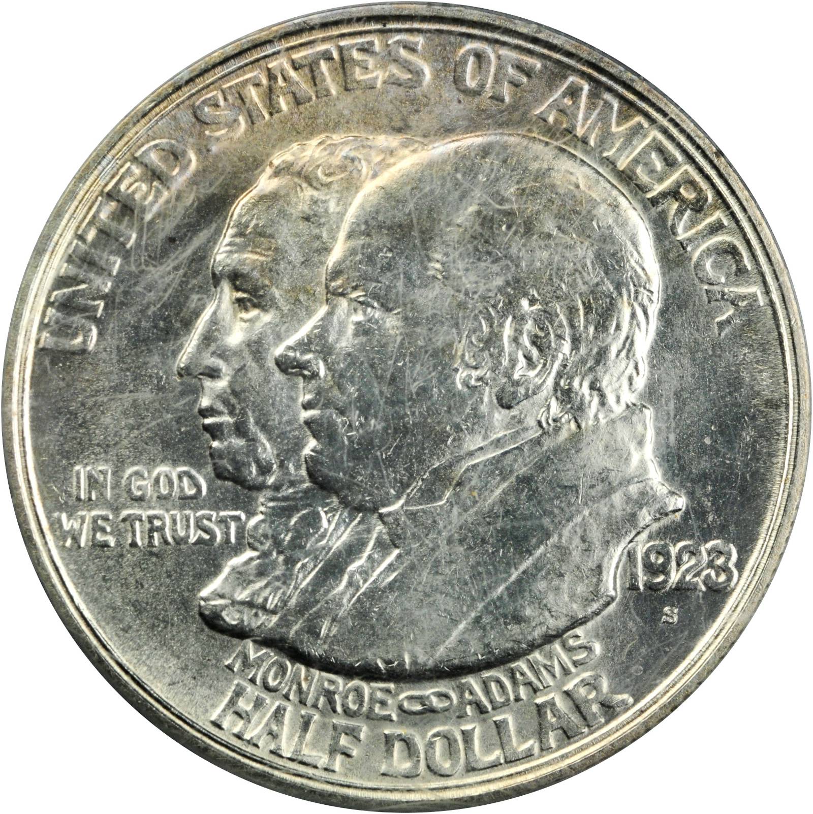 1923-S Monroe Doctrine Centennial. MS-60 (PCGS). OGH.