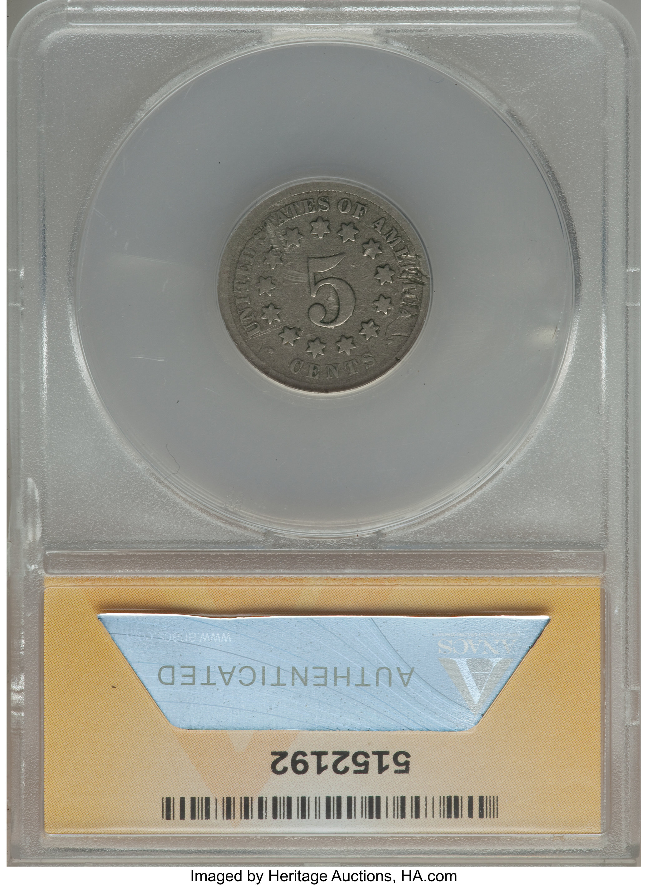 1868 5c AG3 thumbnail 2