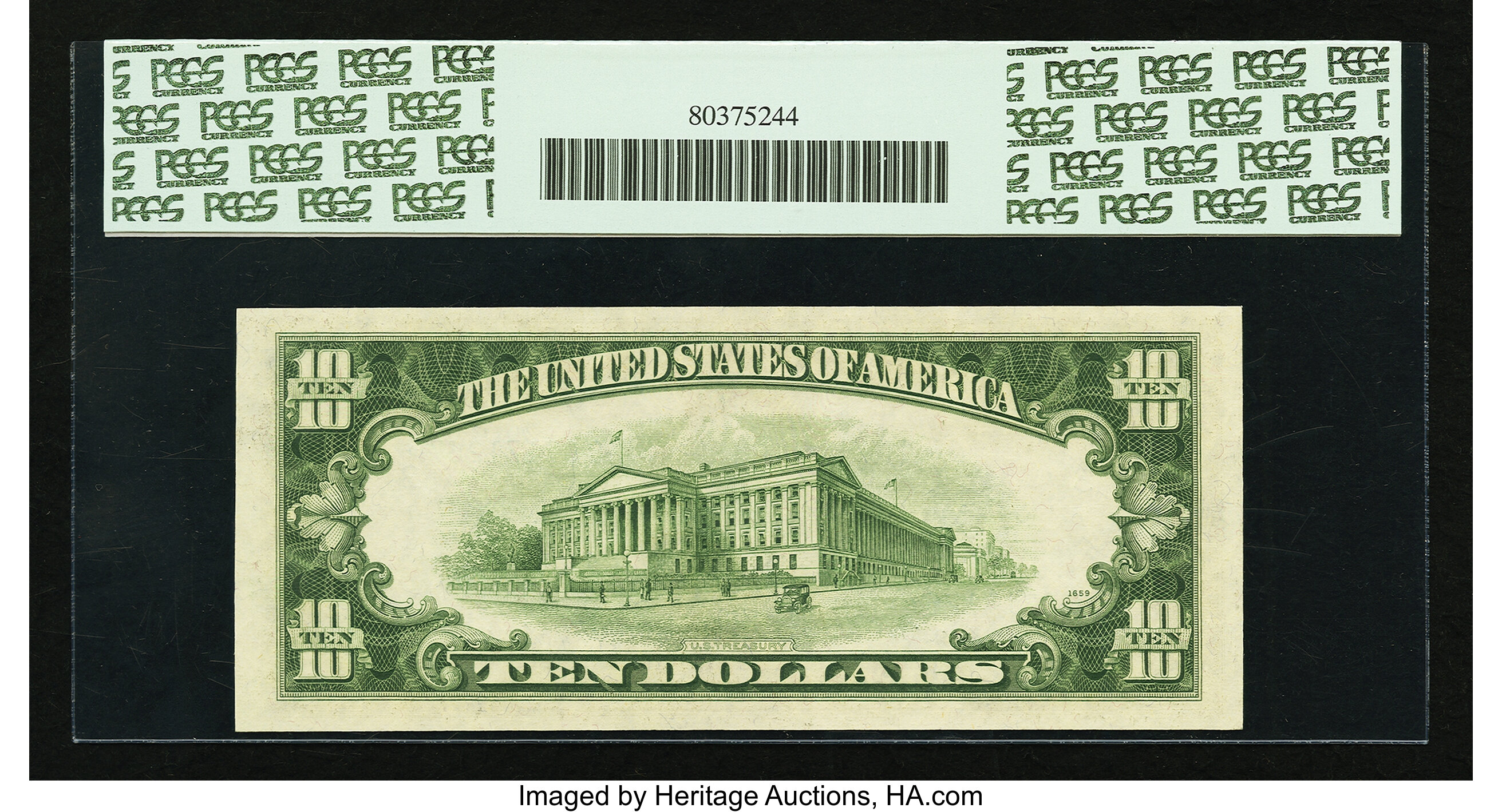 image for: Fr. 2012-C* $10 1950B Federal Reserve Star Note. PCGS Gem New 65PPQ....