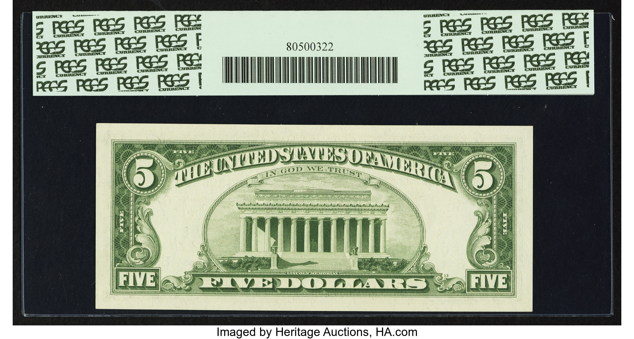 image for: Fr. 1968-F* $5 1963A Federal Reserve Note. PCGS Gem New 66PPQ....