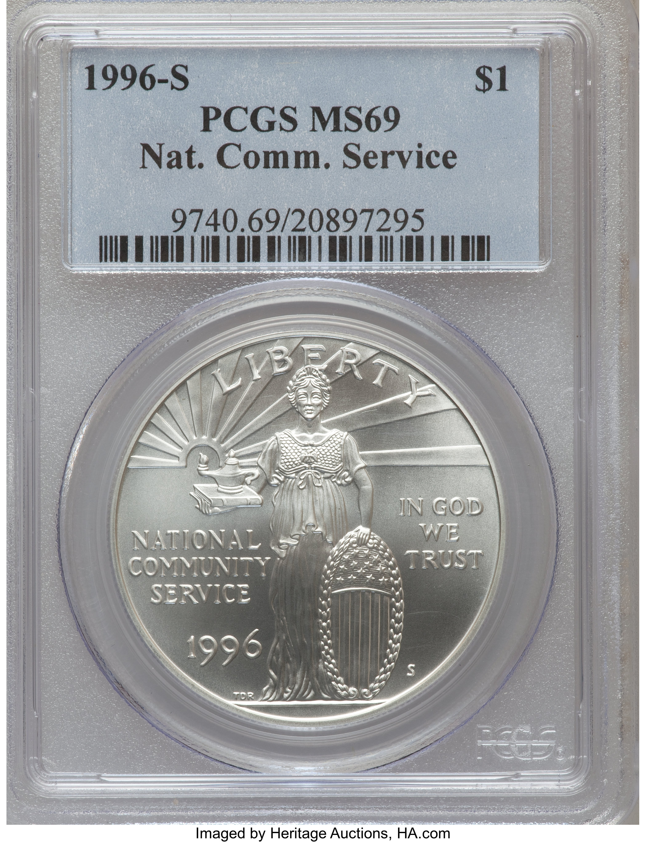 1996-S S$1 National Community Service MS63 thumbnail 22