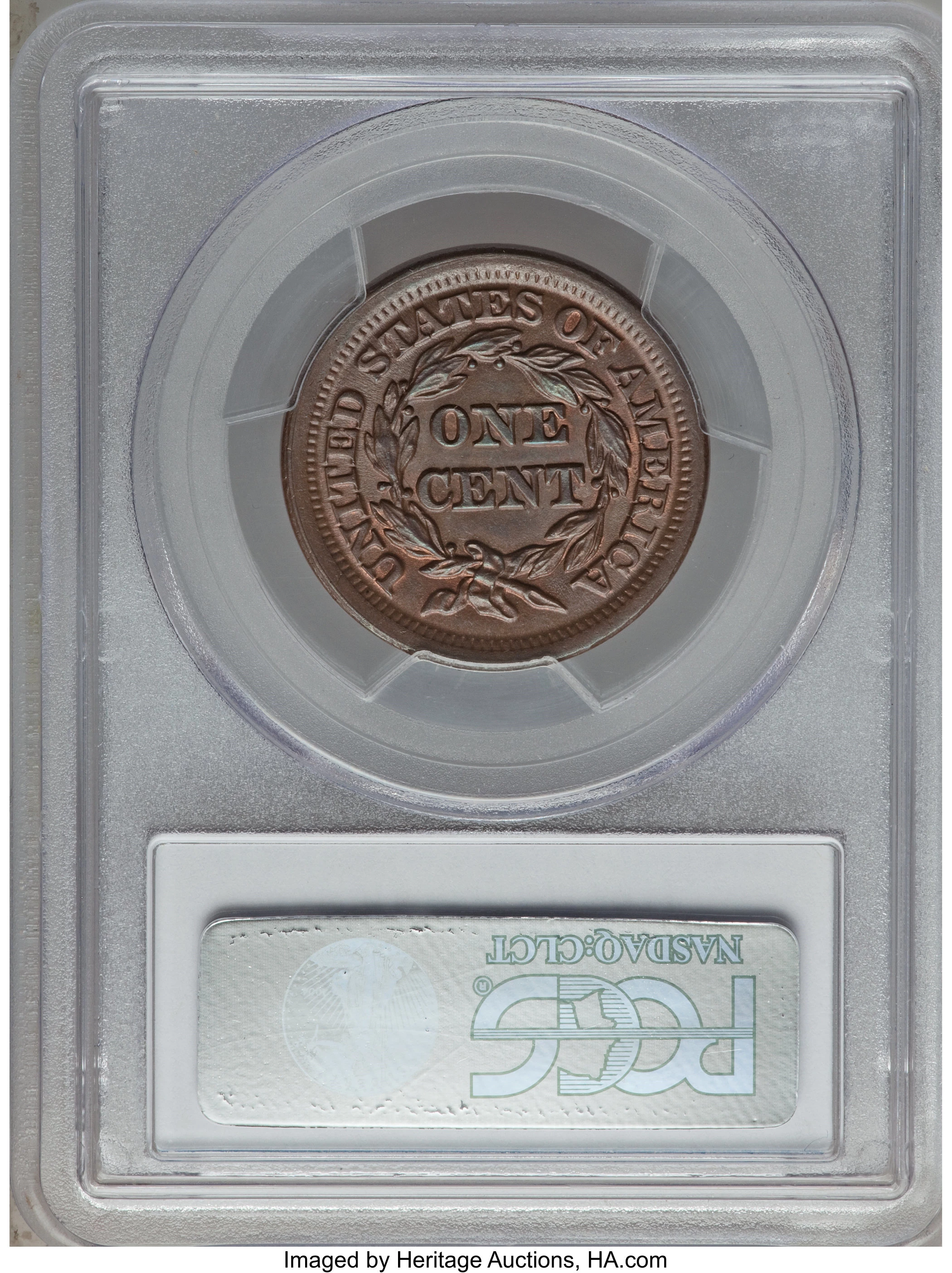 1853 Braided Hair Large Cent // NGC Certified MS63BN // Deluxe Collector's  Pouch - Olevian Numismatic Rarities - Touch of Modern
