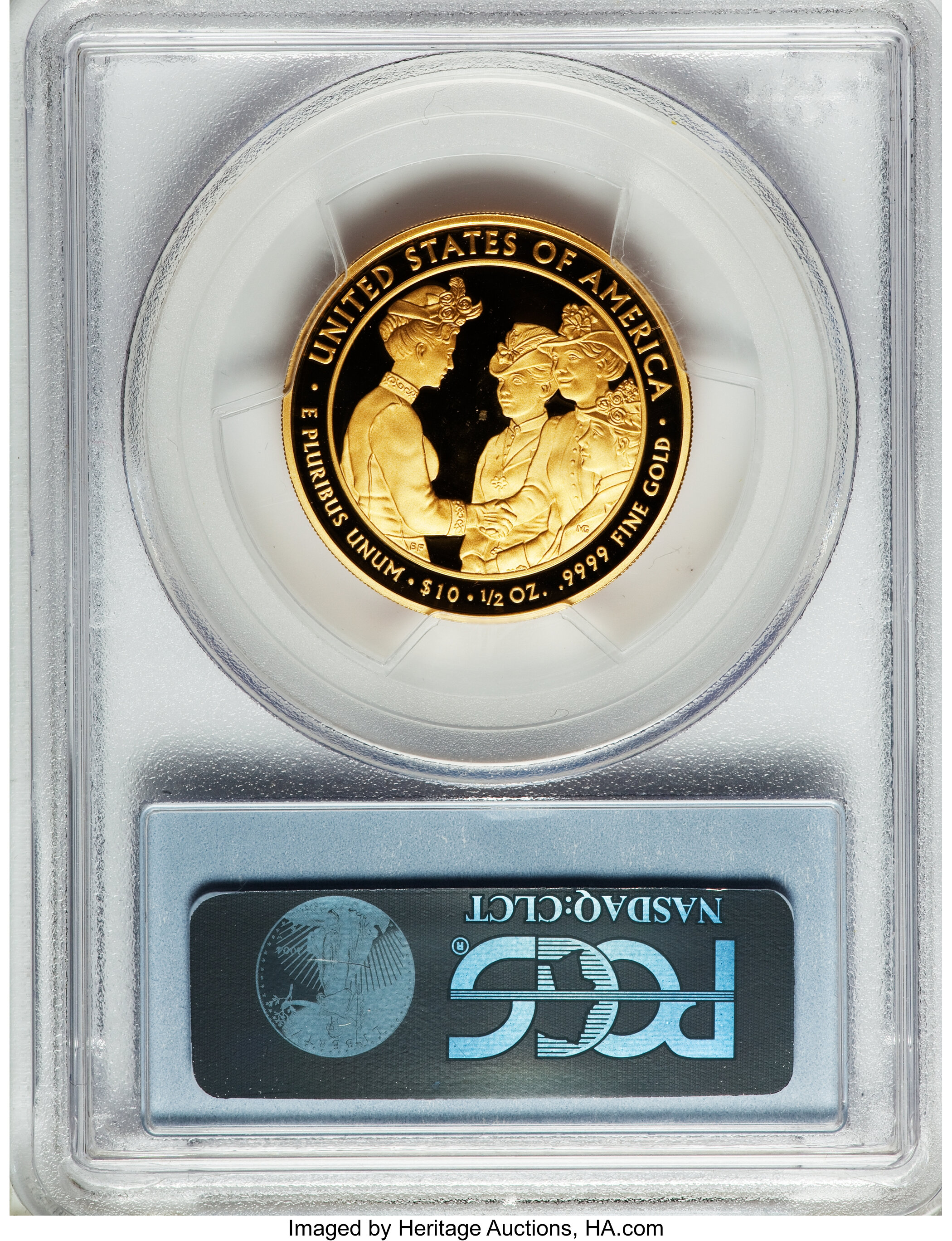 image for: 2012-W $10 Frances Cleveland Half-Ounce Gold, First Term PR70 Deep Cameo PCGS. PCGS Population (0). NGC Census: (0).  F...