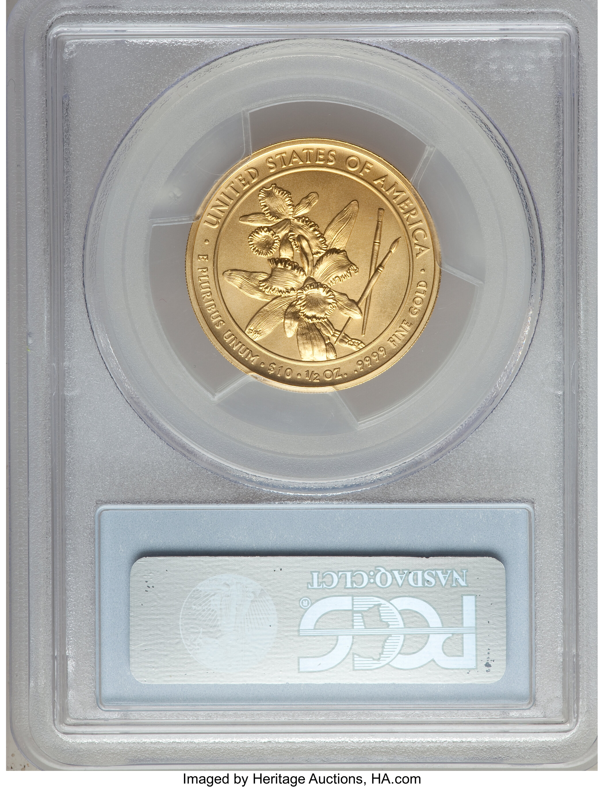 image for: 2012-W $10 Caroline Harrison Half-Ounce Gold MS70 PCGS. PCGS Population (0). NGC Census: (0).  From The Twinight Collec...