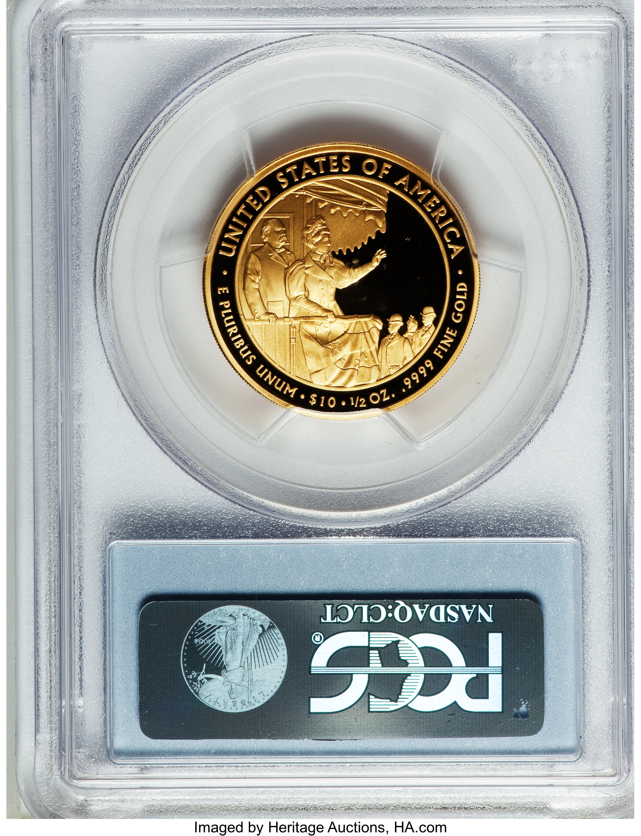 image for: 2012-W $10 Frances Cleveland Half-Ounce Gold, Second Term PR70 Deep Cameo PCGS. PCGS Population (0). NGC Census: (0).  ...