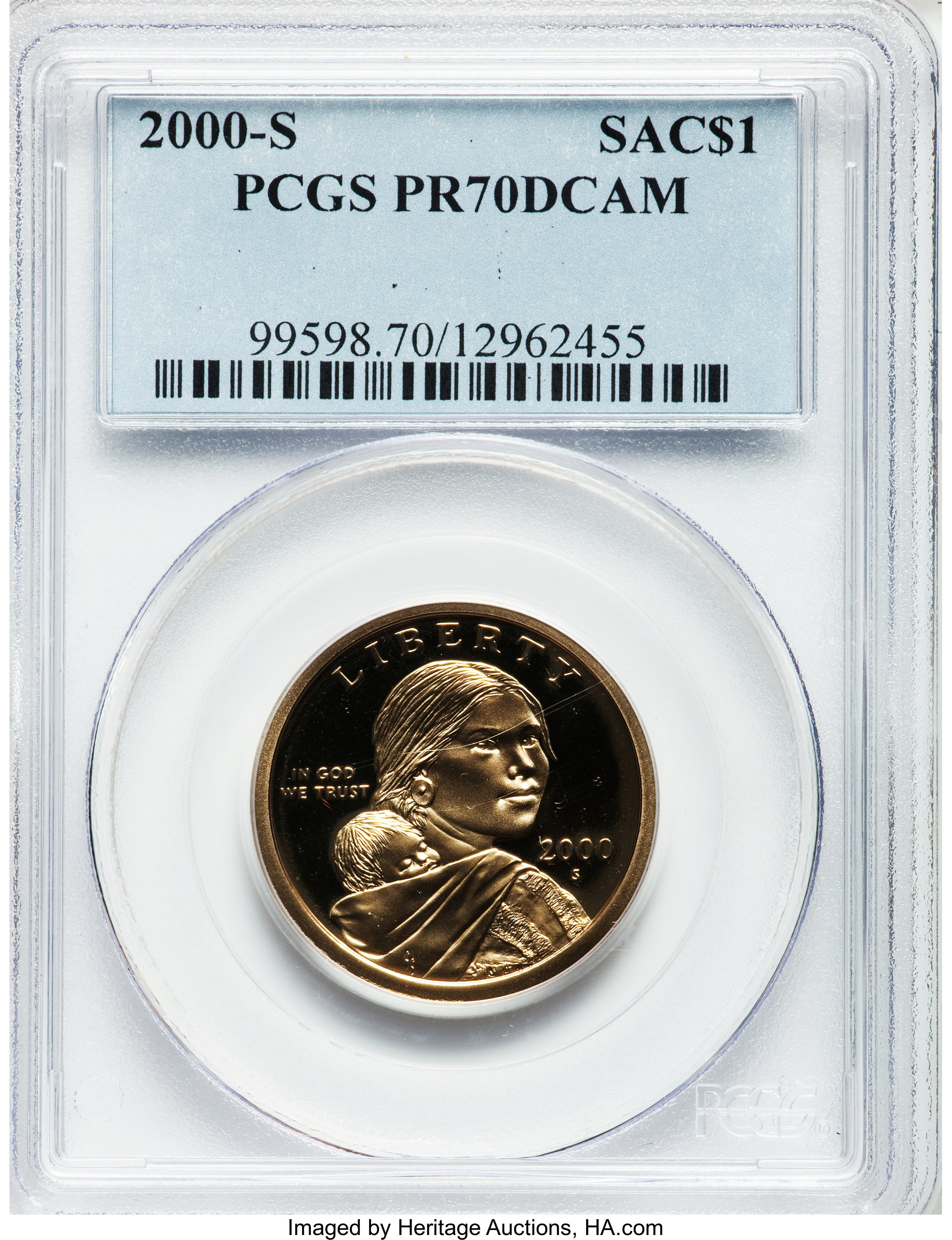 2000-S $1 Sacagawea PR70 Deep Cameo PCGS. PCGS Population (469). NGC Census: (2021). Numismedia Wsl. Price for problem fre...