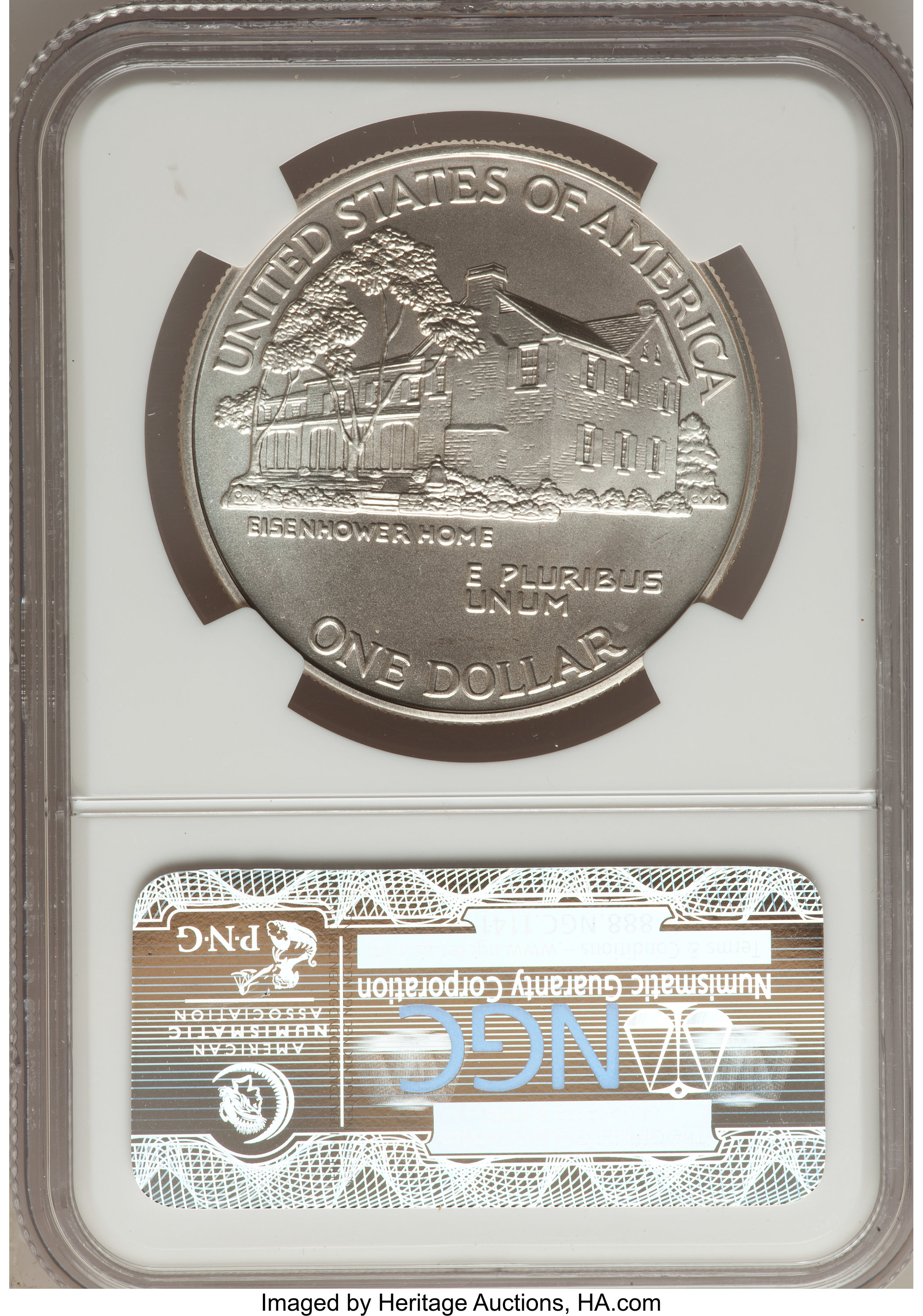 1990-W S$1 Eisenhower Centennial OGP thumbnail 20