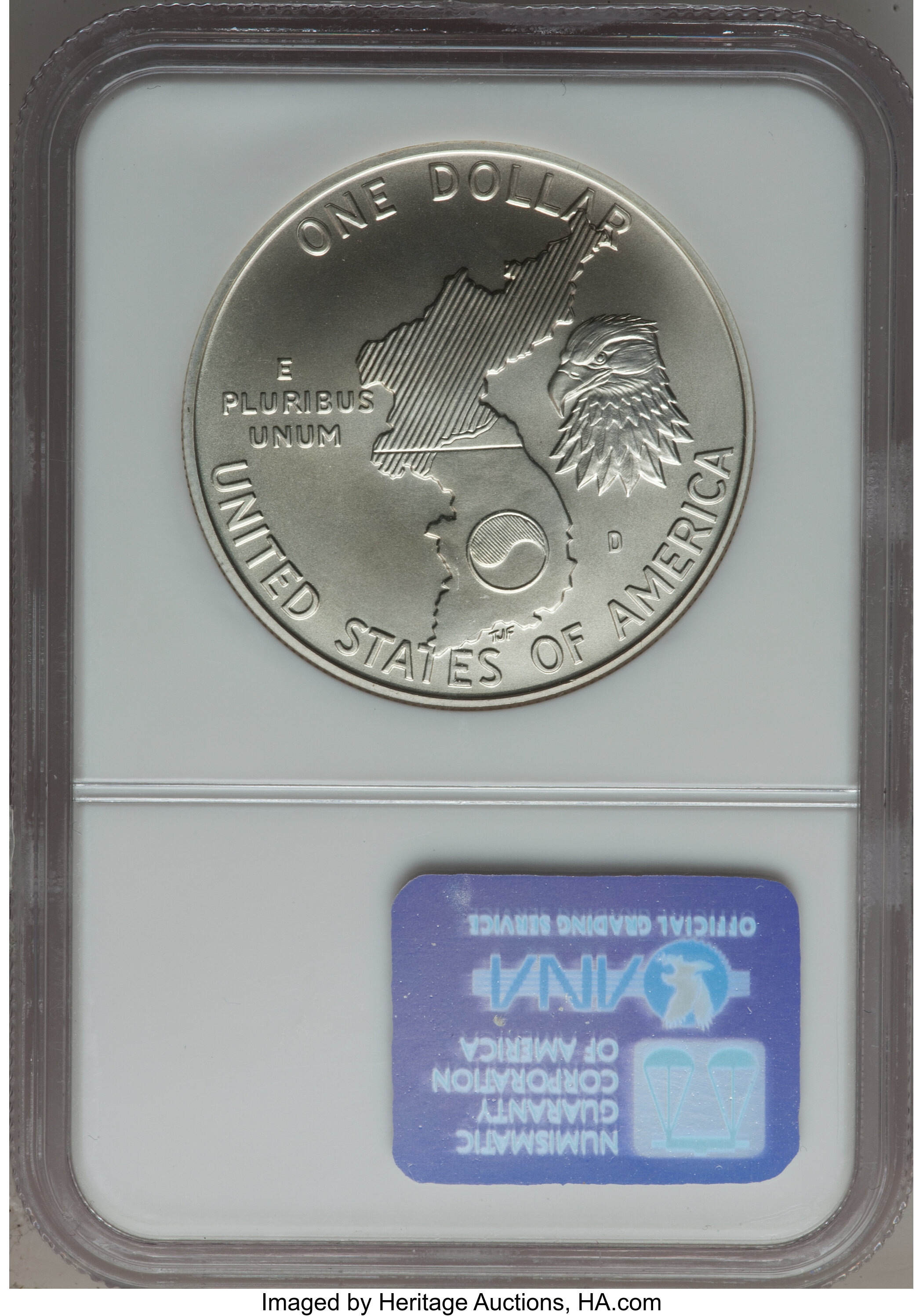 1991-D S$1 Korean War Memorial OGP thumbnail 20
