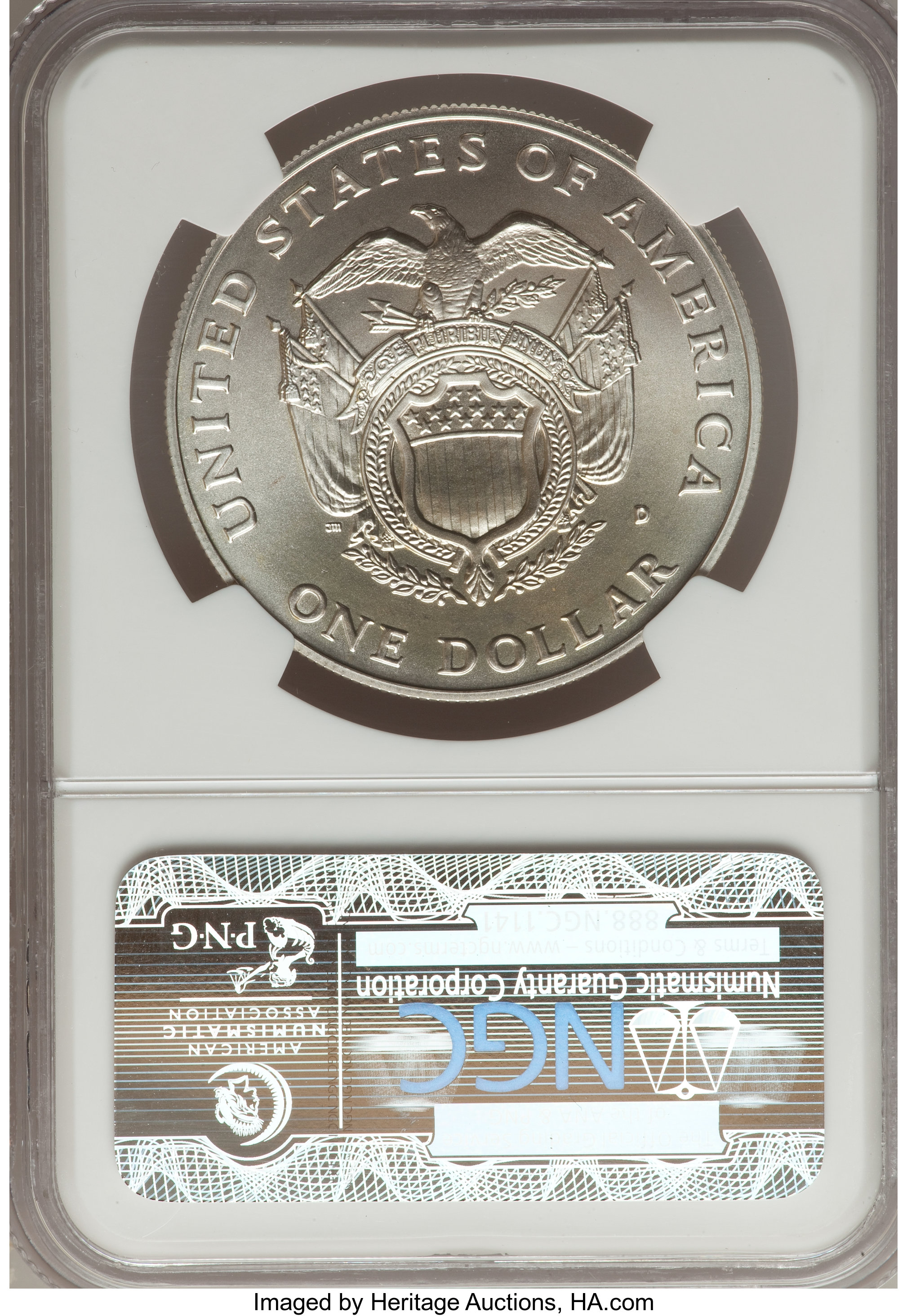 1994-D S$1 US Capitol Bicentennial MS64 thumbnail 10