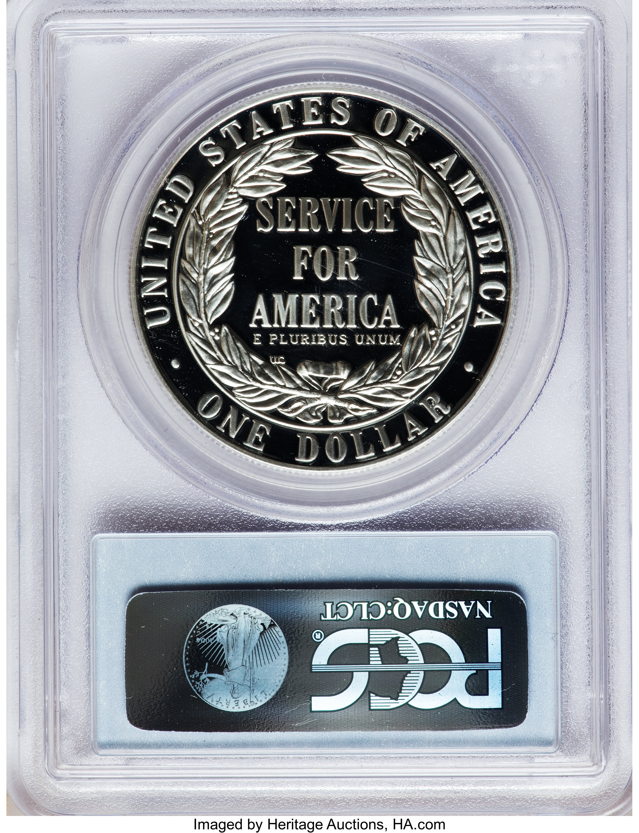 1996-S S$1 National Community Service PR DCAM PR69 DCAM thumbnail 10