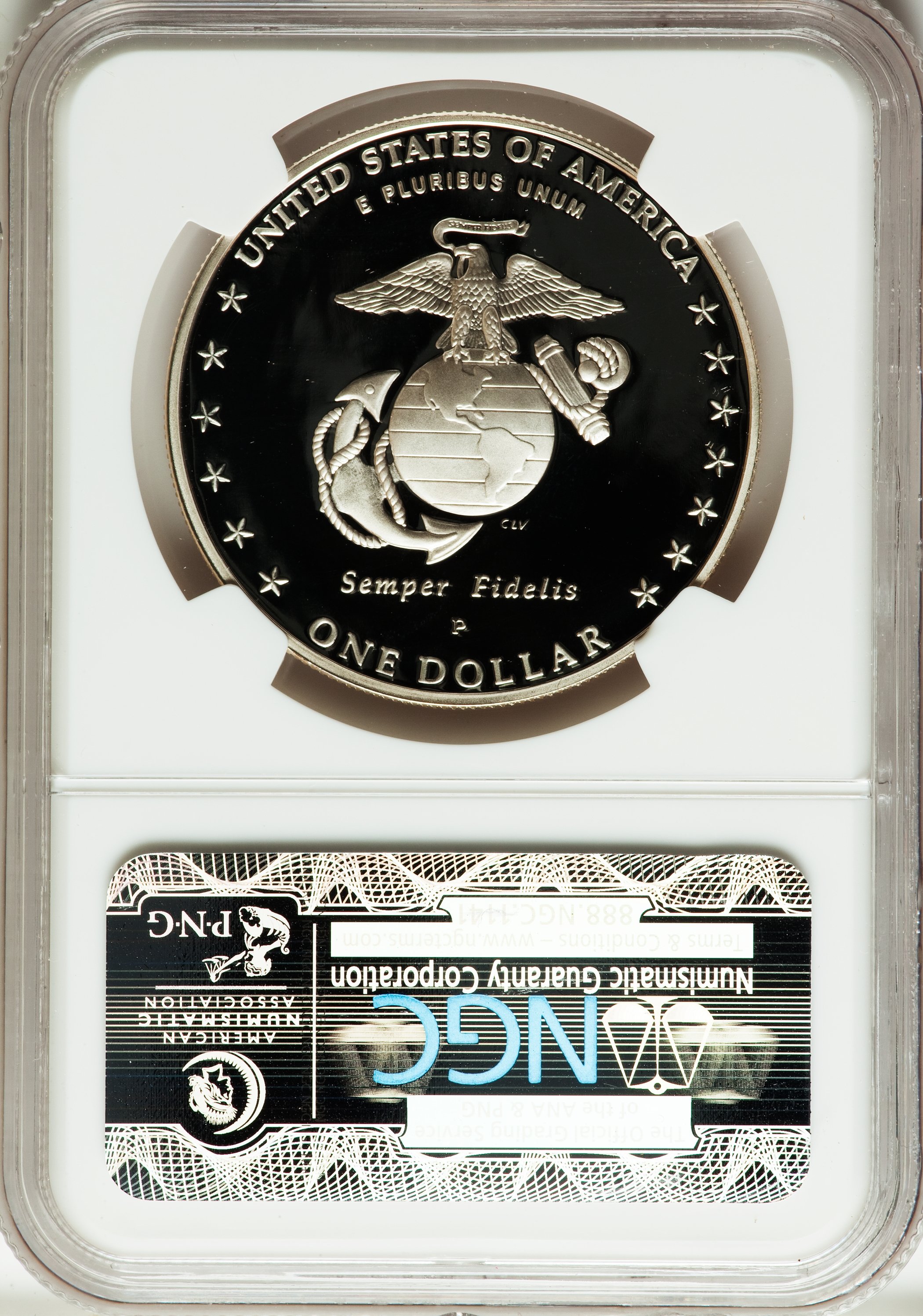 2005-P S$1 Marine Corps 230th Anniversary PR DCAM PR69 DCAM thumbnail 20