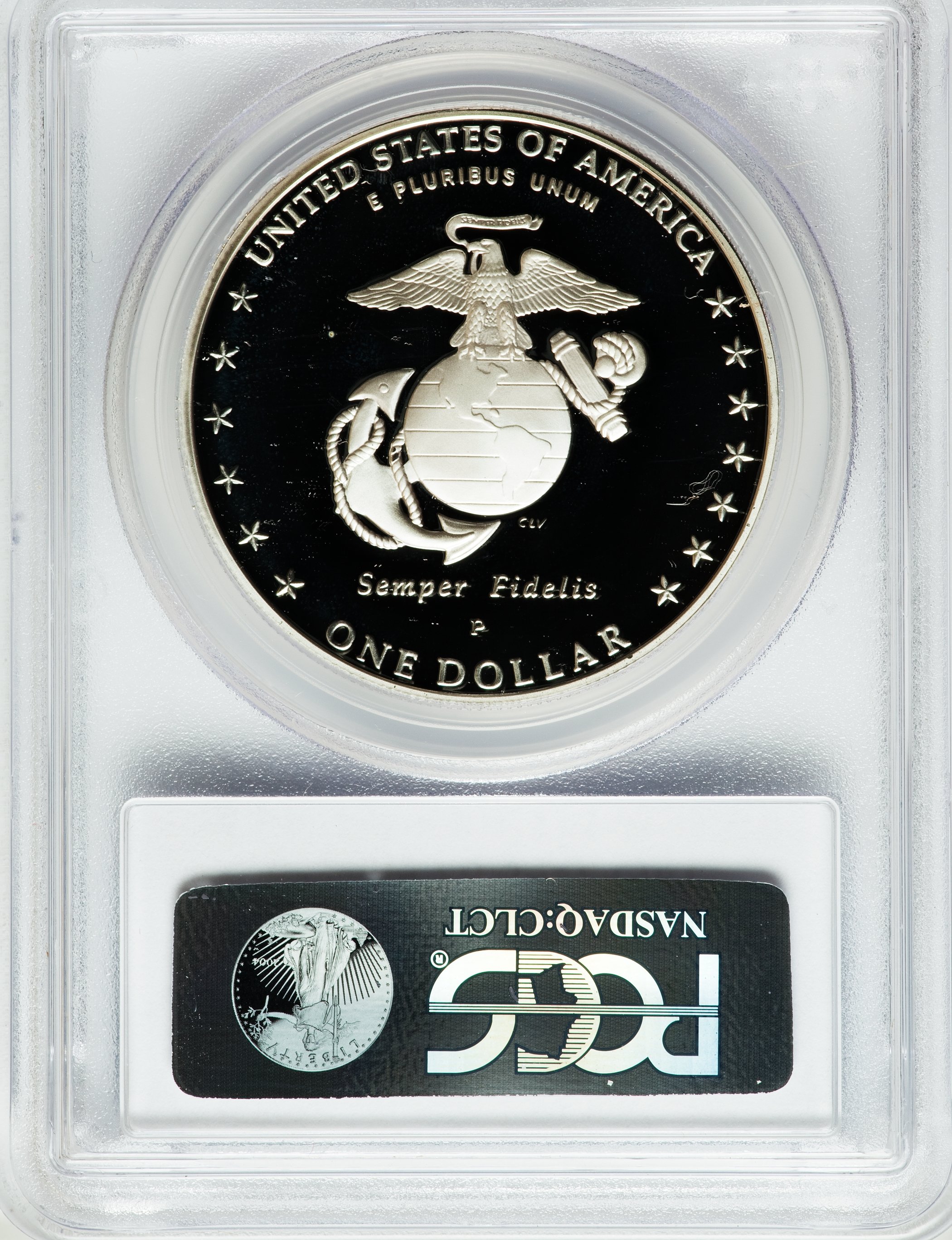 2005-P S$1 Marine Corps 230th Anniversary PR DCAM PR69 DCAM thumbnail 20