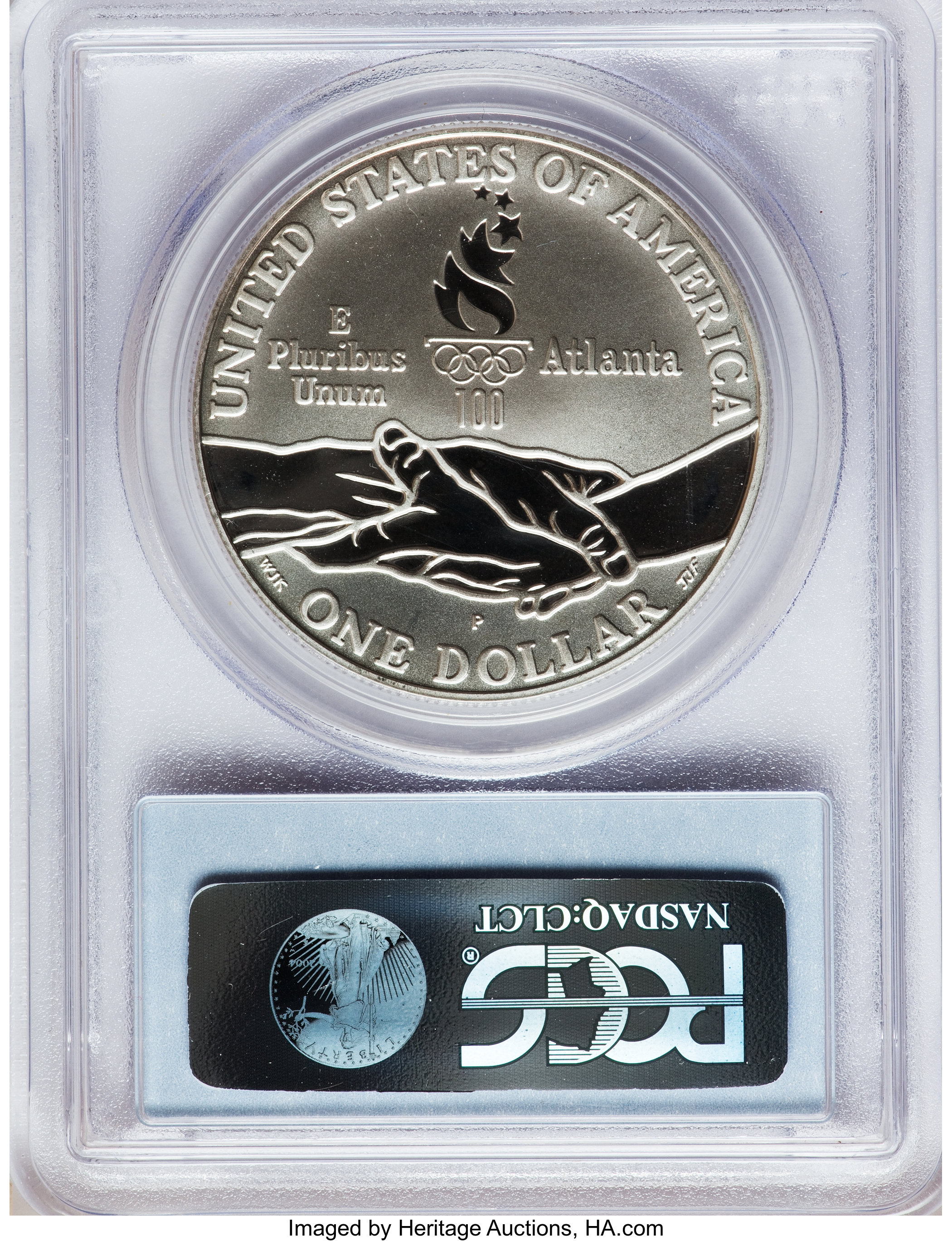 1995-P S$1 Atlanta Olympics Cycling PR DCAM PR69 DCAM thumbnail 16
