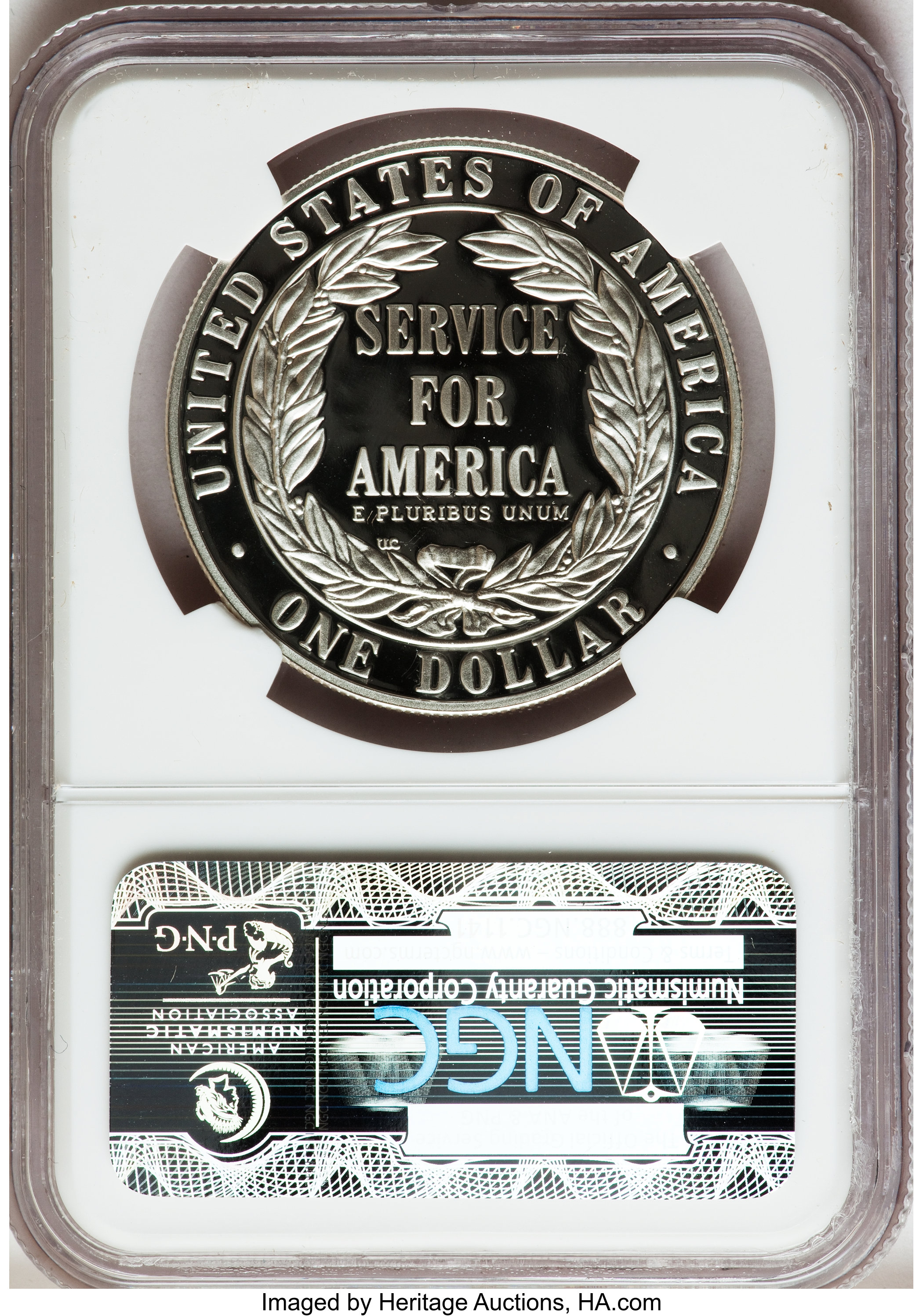 1996-S S$1 National Community Service PR DCAM PR69 DCAM thumbnail 12